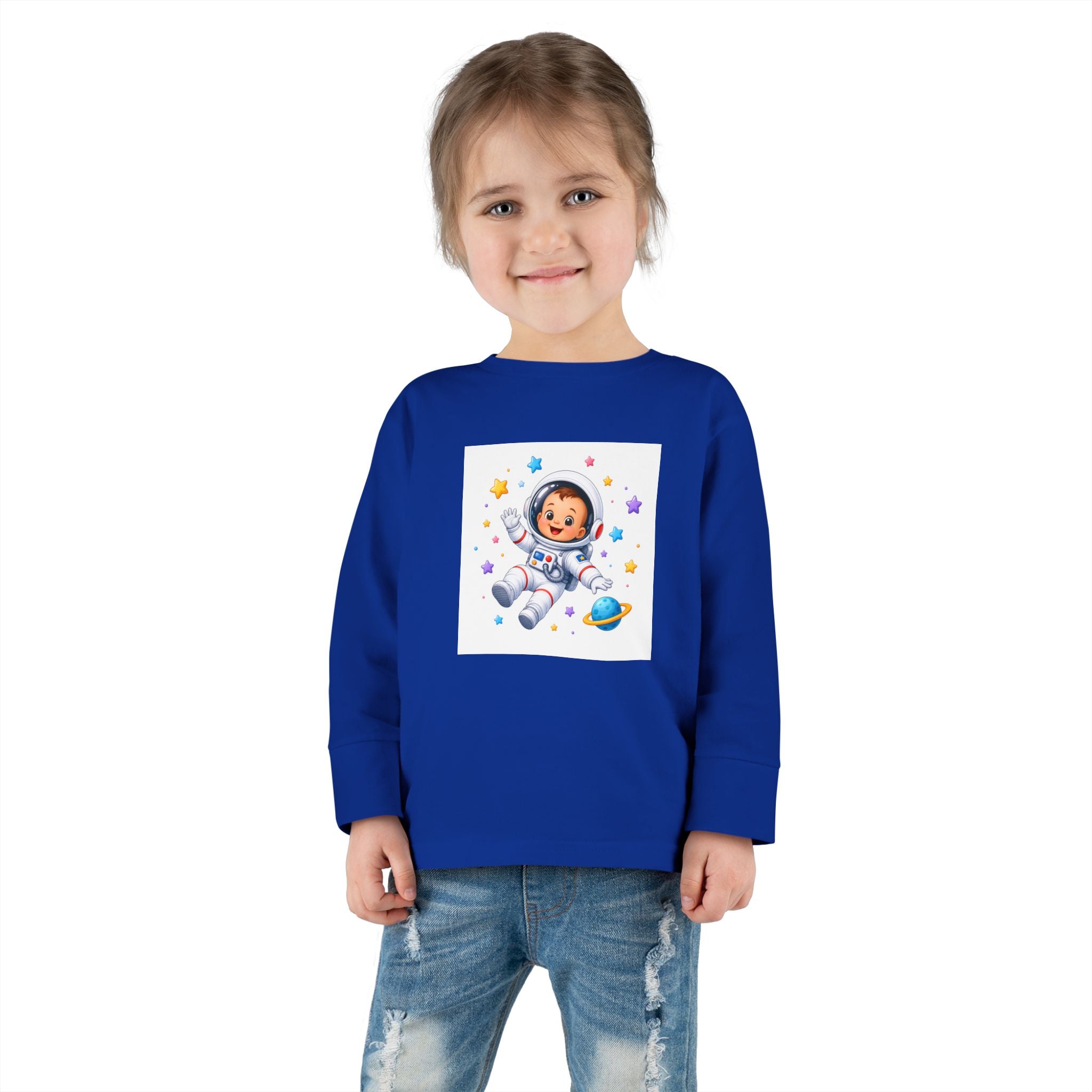 Little Astronaut Toddler Long-Sleeve Tee — Nureli Kids
