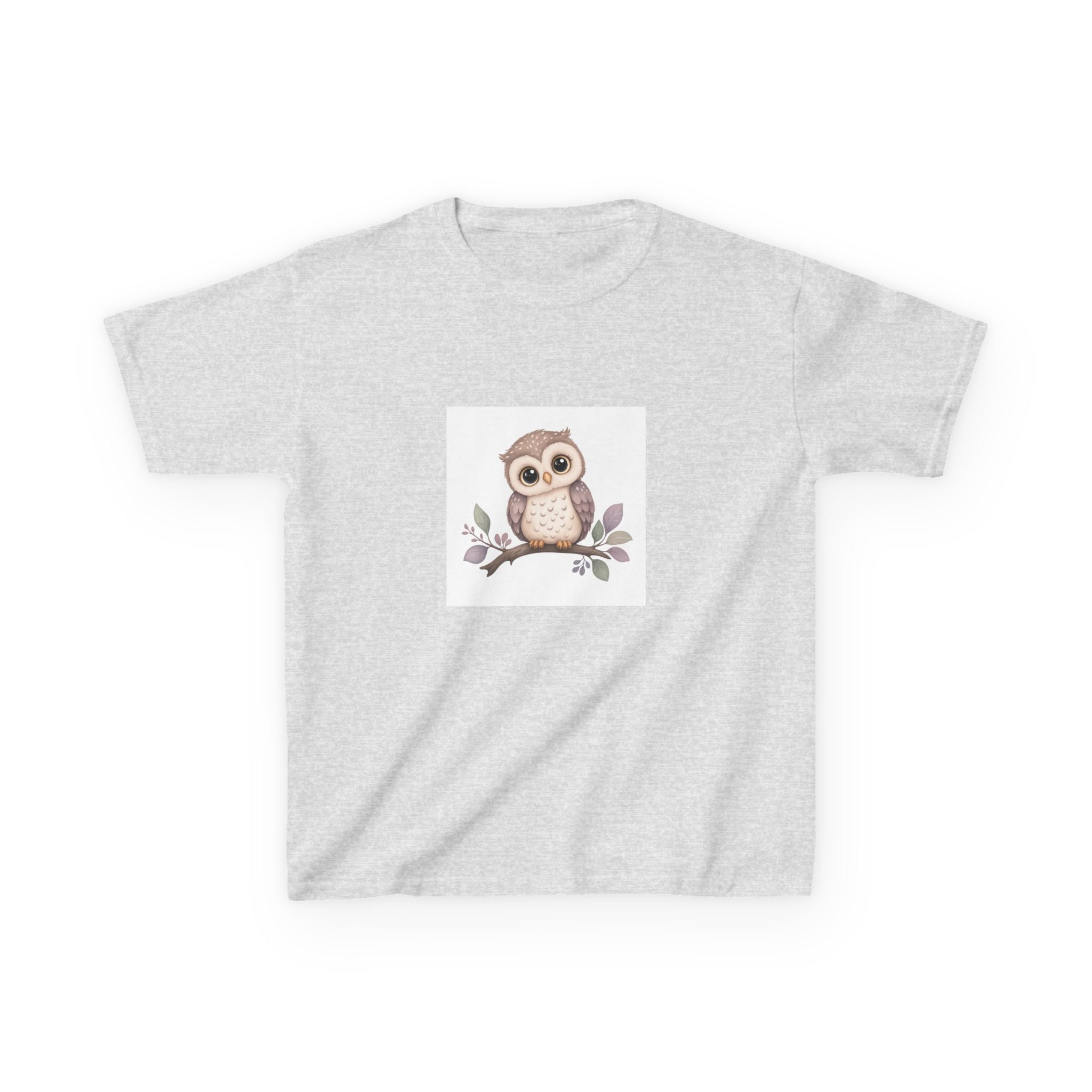 Wise Little Owl soft kids tee from the Nureli collection, view 2