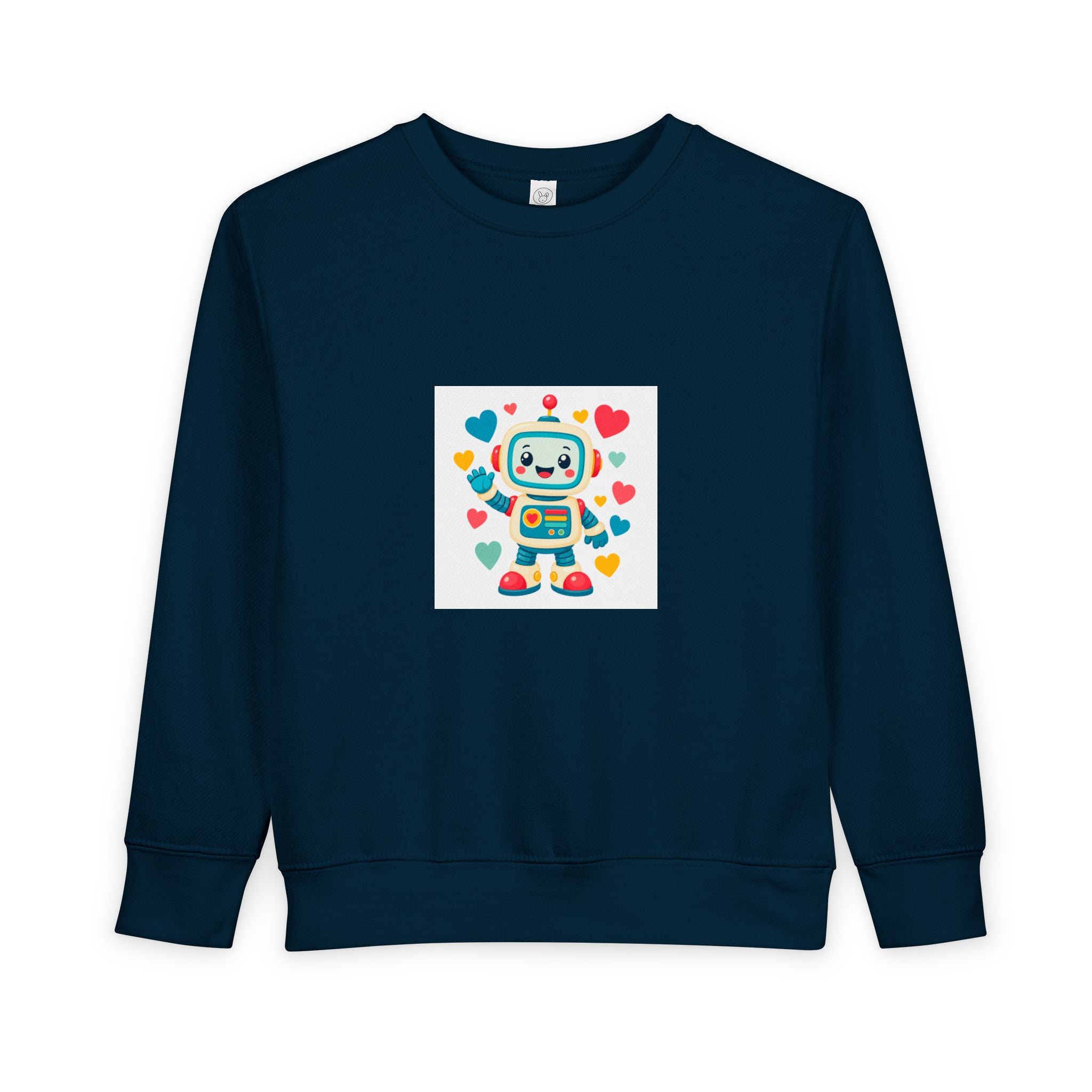 Beep Boop Robot soft toddler tee from the Nureli collection, view 6