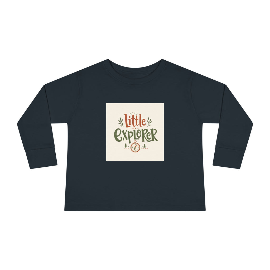 Little Explorer kids long-sleeve tee from the Nureli collection, view 5