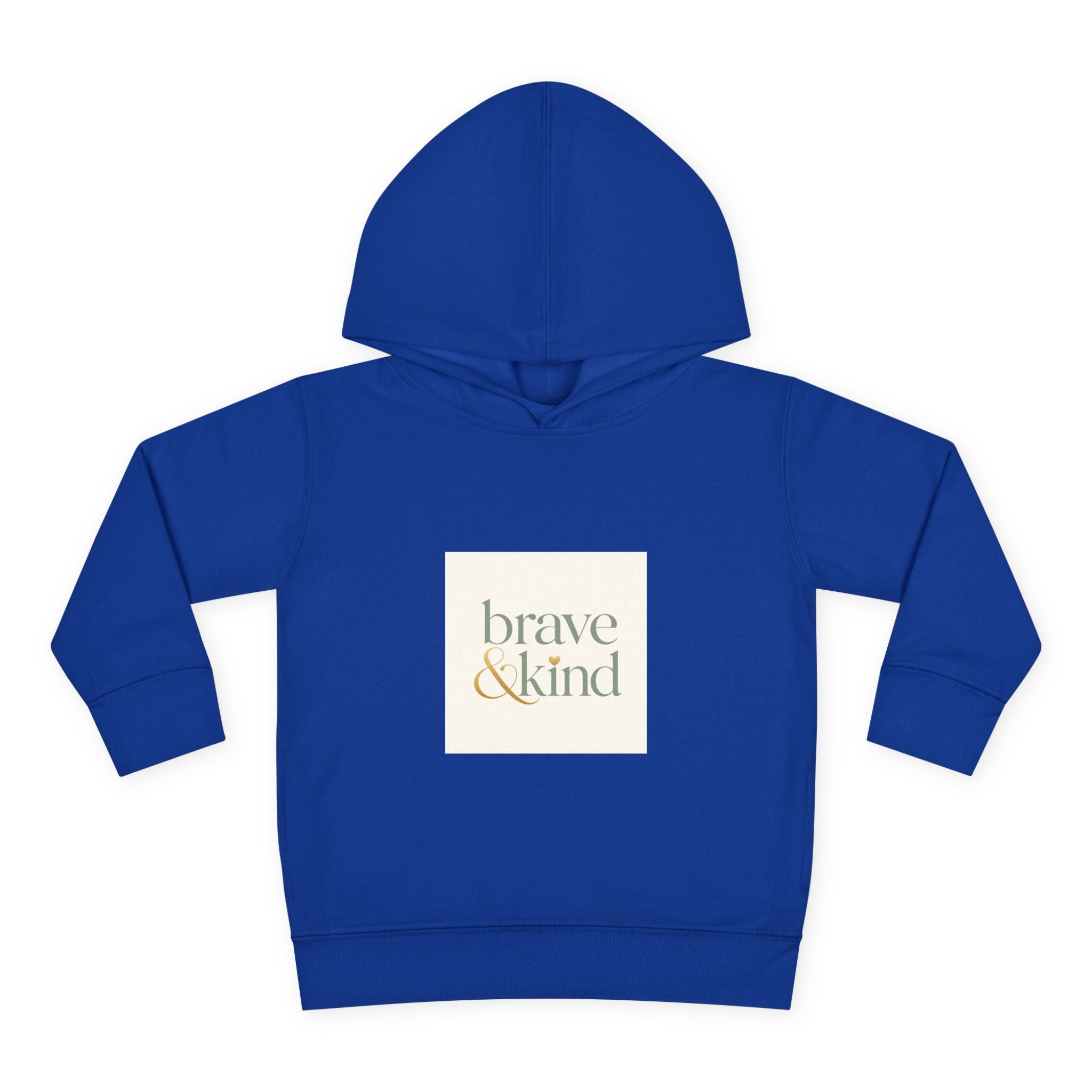 Brave And Kind soft toddler hoodie from the Nureli collection, view 7