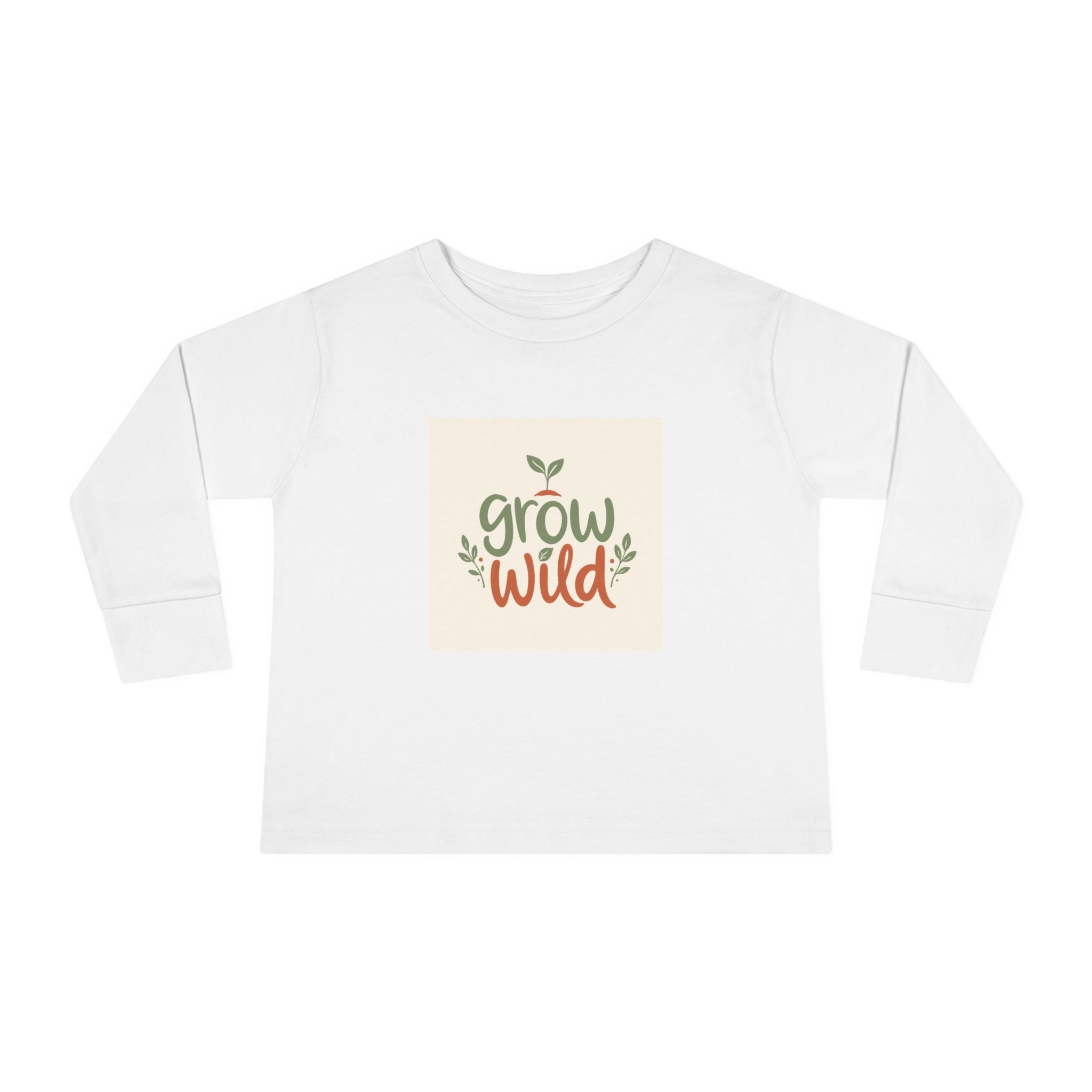 Grow Wild toddler long-sleeve t-shirt for kids by Nureli Kids
