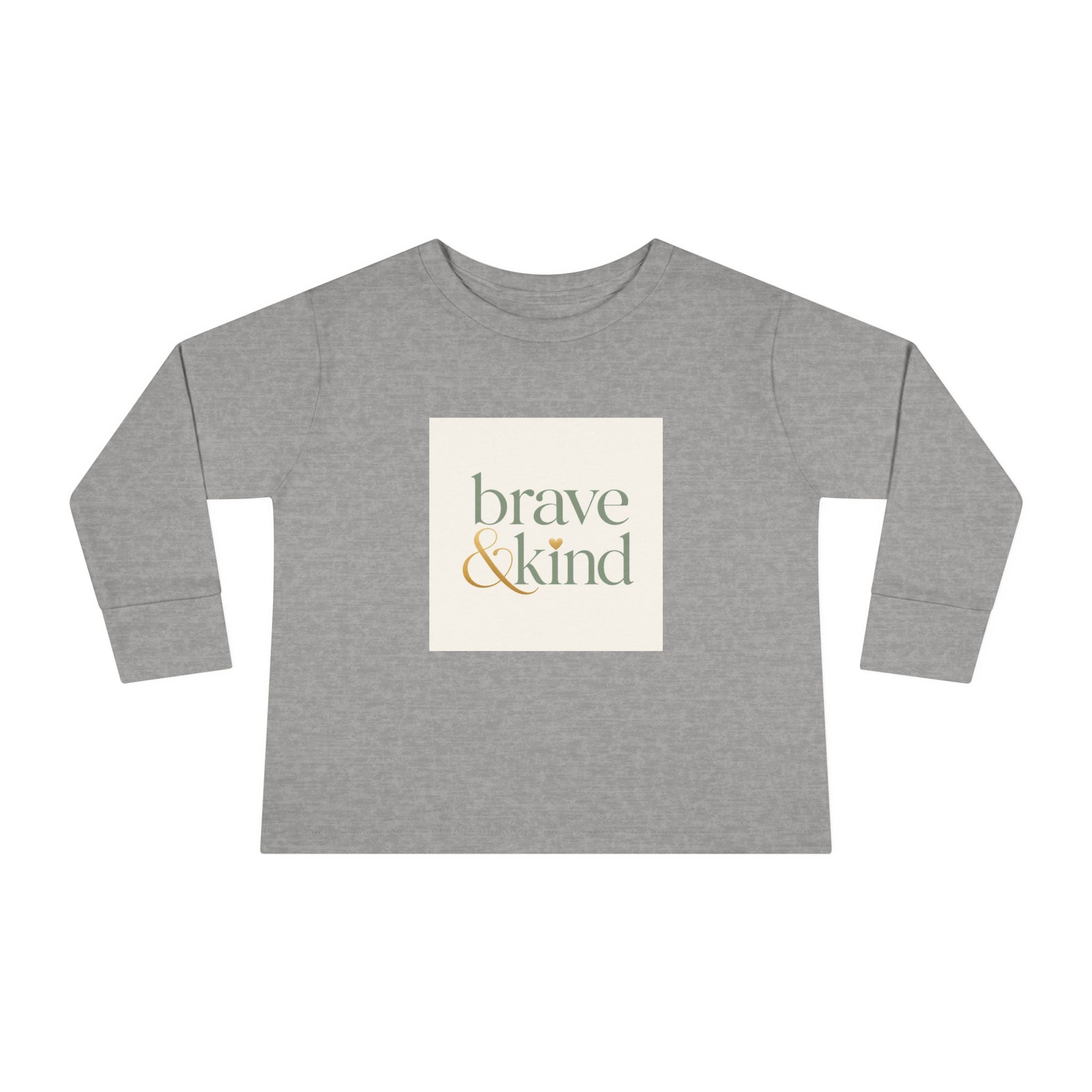 Brave And Kind kids long-sleeve tee from the Nureli collection, view 2