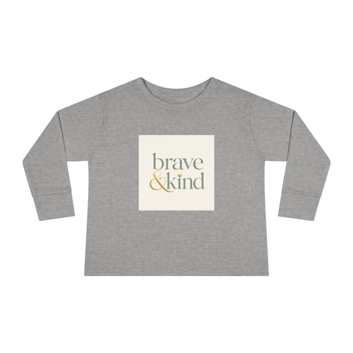 Brave And Kind kids long-sleeve tee from the Nureli collection, view 2
