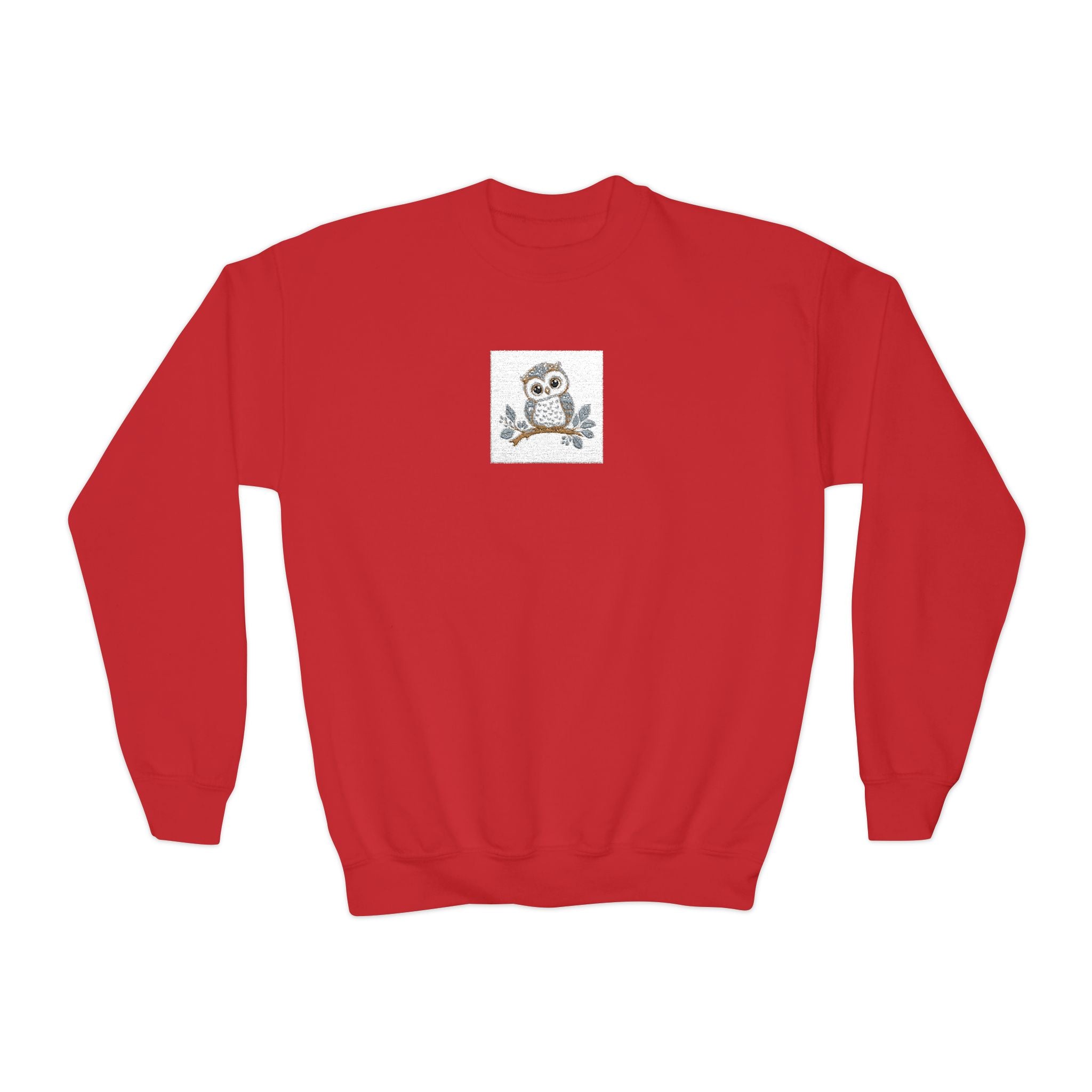 Wise Little Owl kids crew sweatshirt from the Nureli collection, view 10