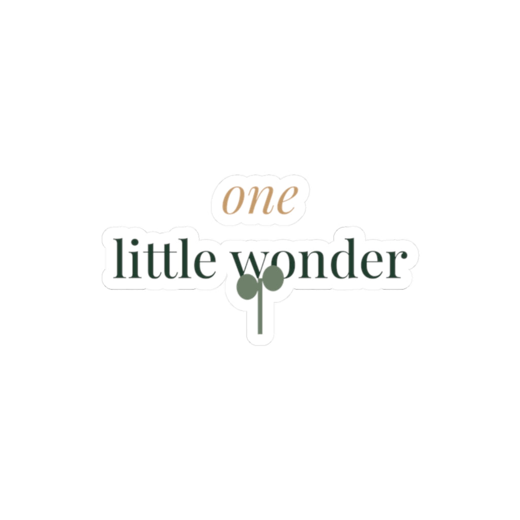 One little wonder Sticker