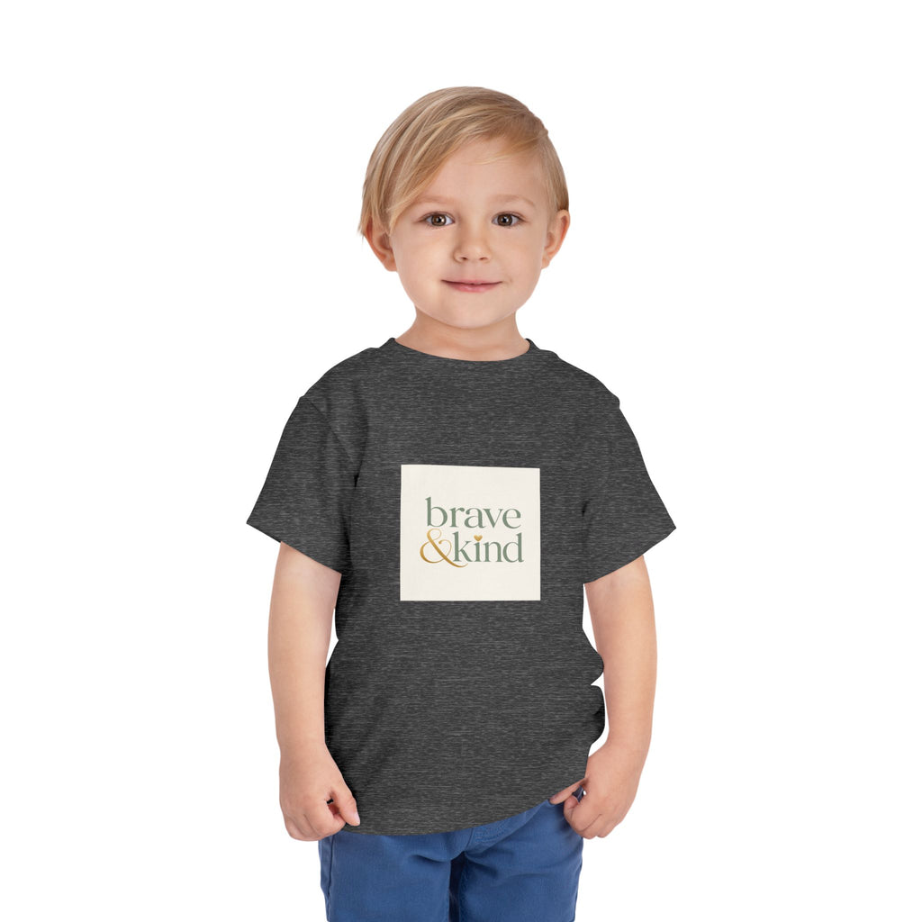 Brave And Kind Toddler T-Shirt - Nureli Kids