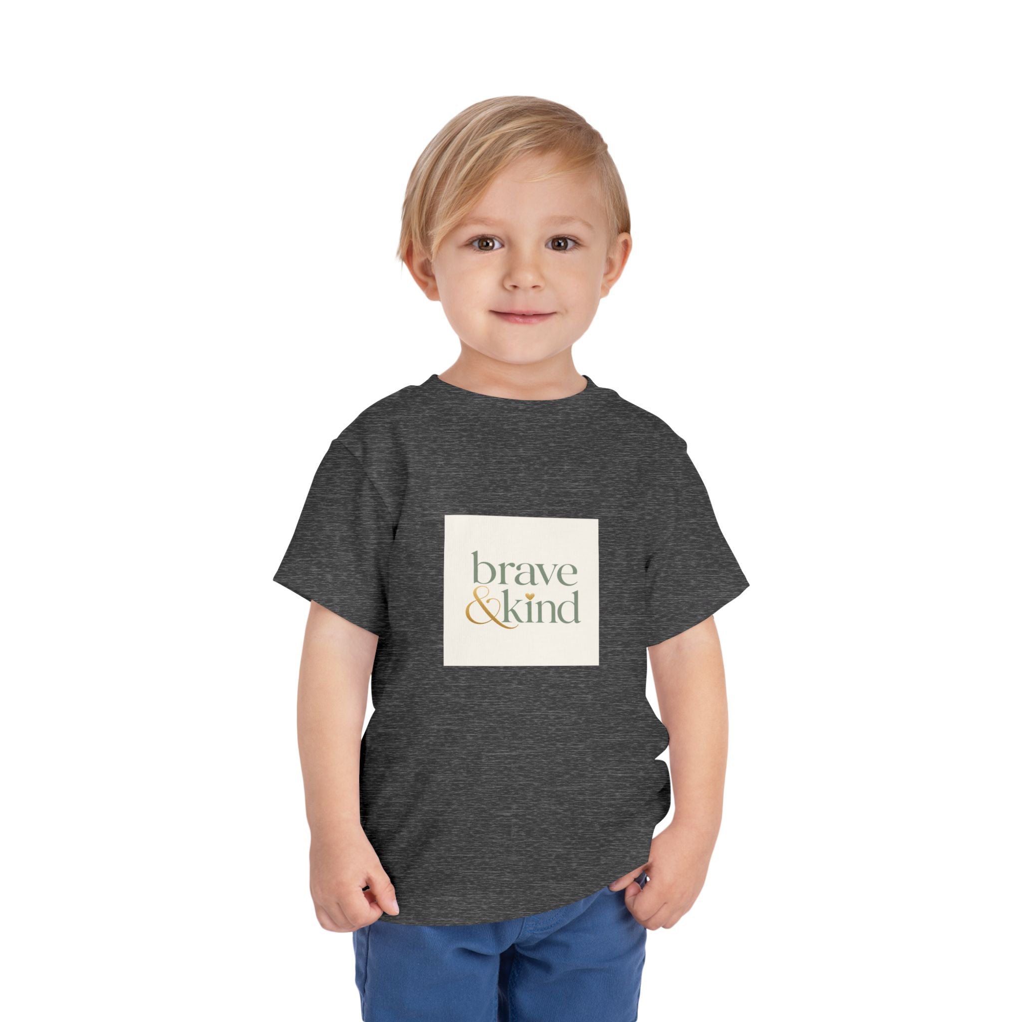 Brave And Kind Toddler T-Shirt - Nureli Kids