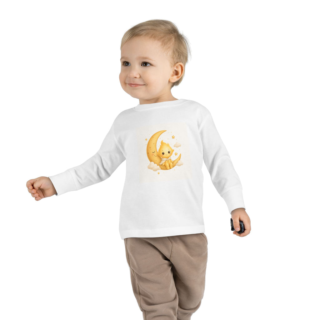 Lumi on the Moon Toddler Long-Sleeve Tee — Nureli Kids