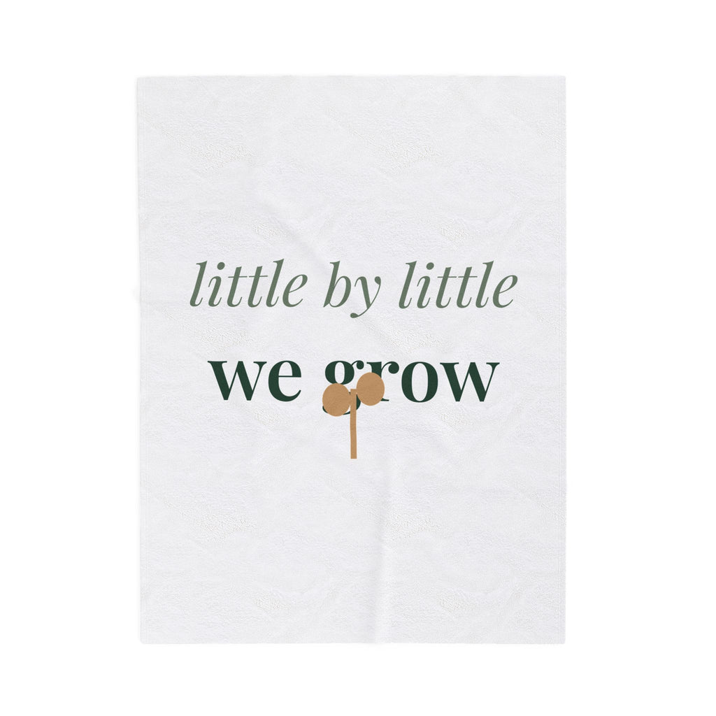 Little by little we grow Blanket