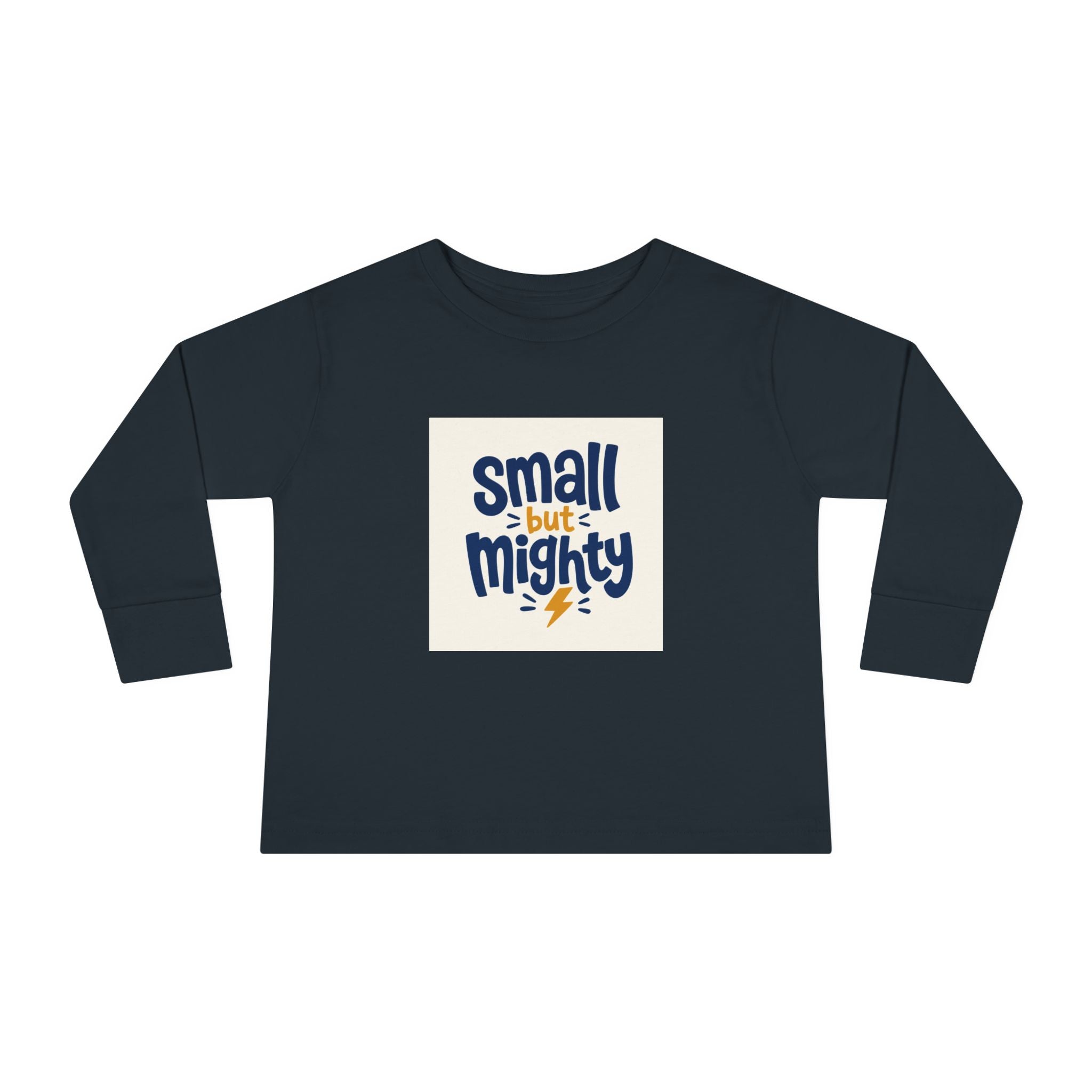 Small But Mighty Toddler Long-Sleeve Tee from the Nureli collection, view 5