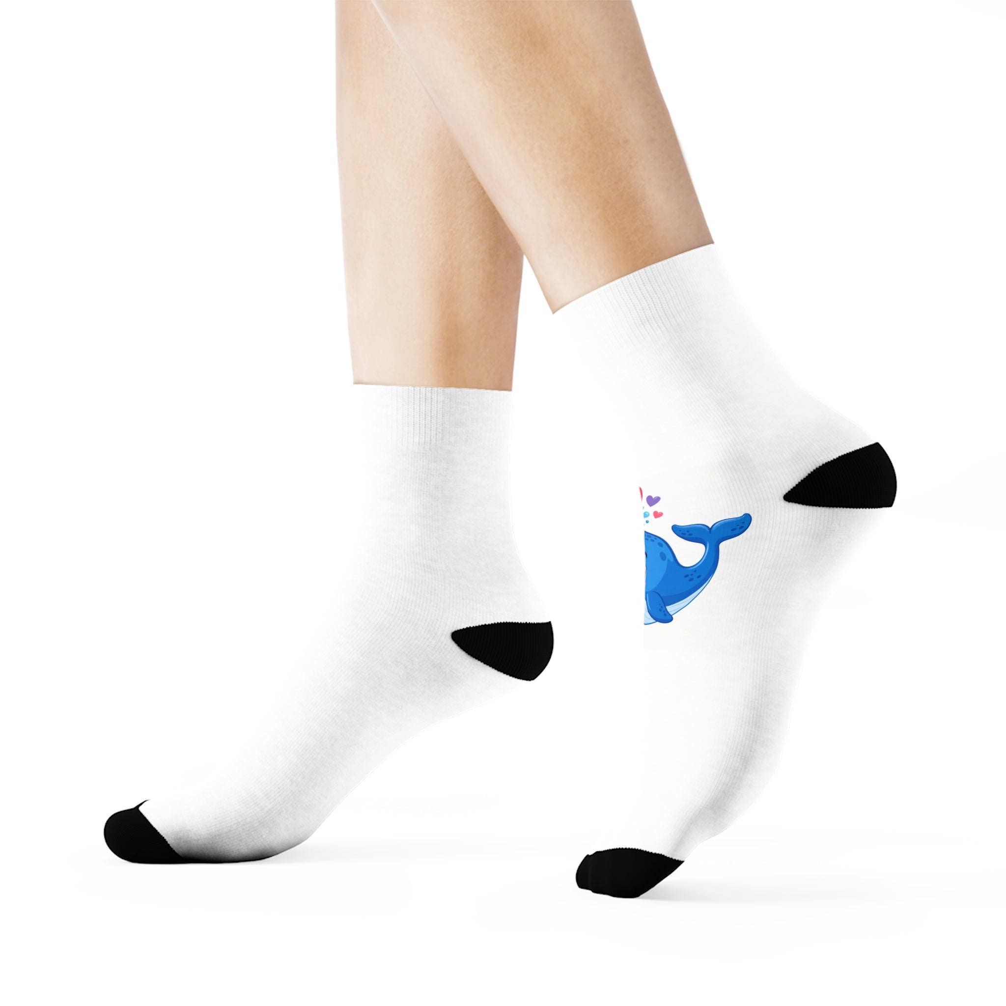Happy Whale Kids Crew Socks — Nureli Kids