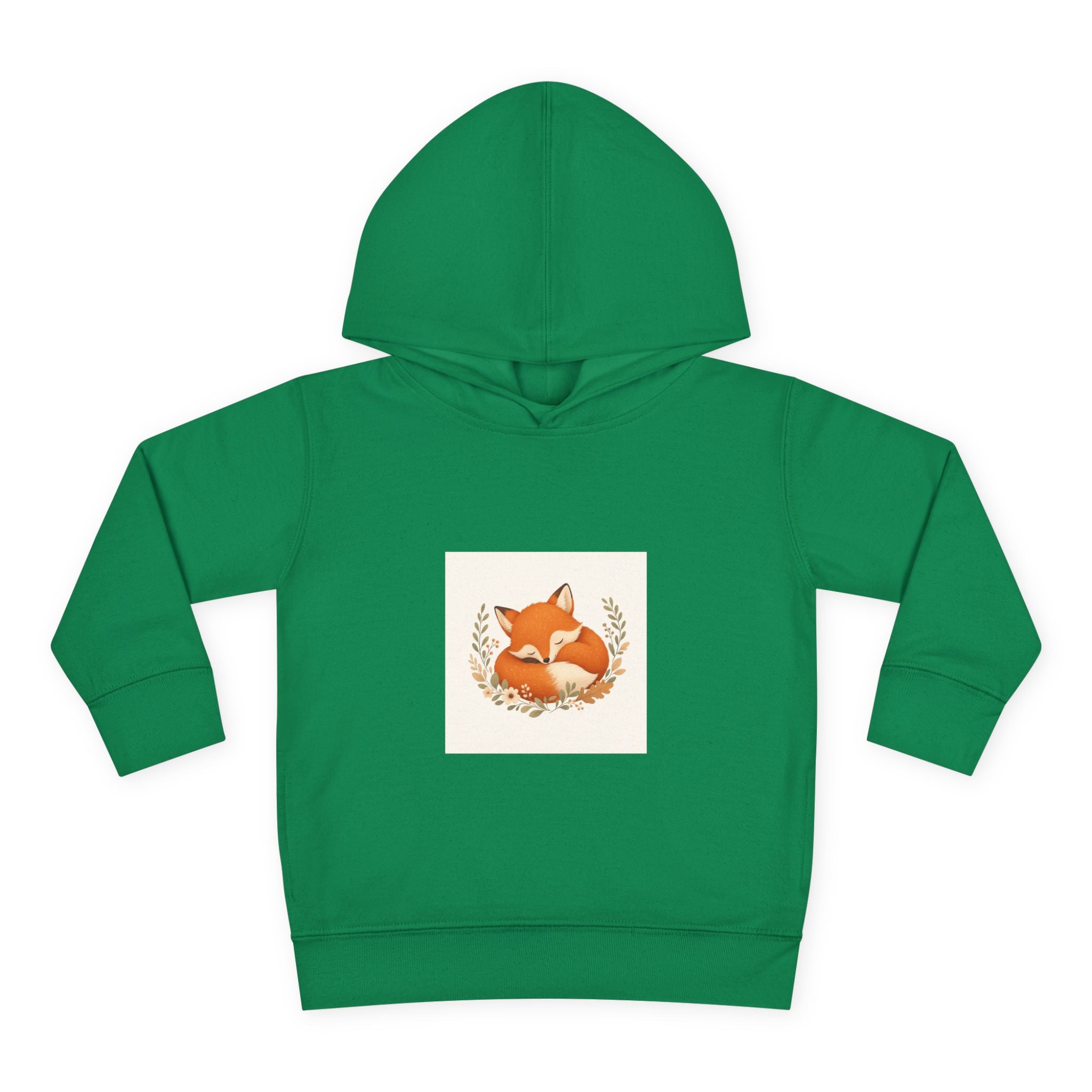 Clever Fox soft toddler hoodie from the Nureli collection, view 4