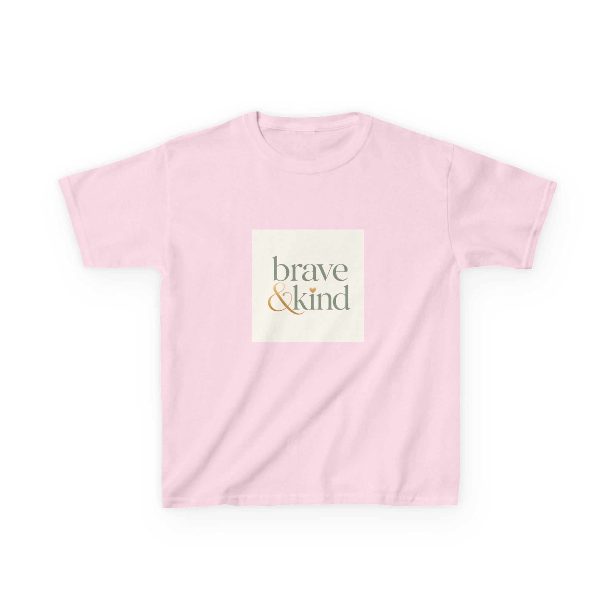 Brave And Kind soft kids tee from the Nureli collection, view 12