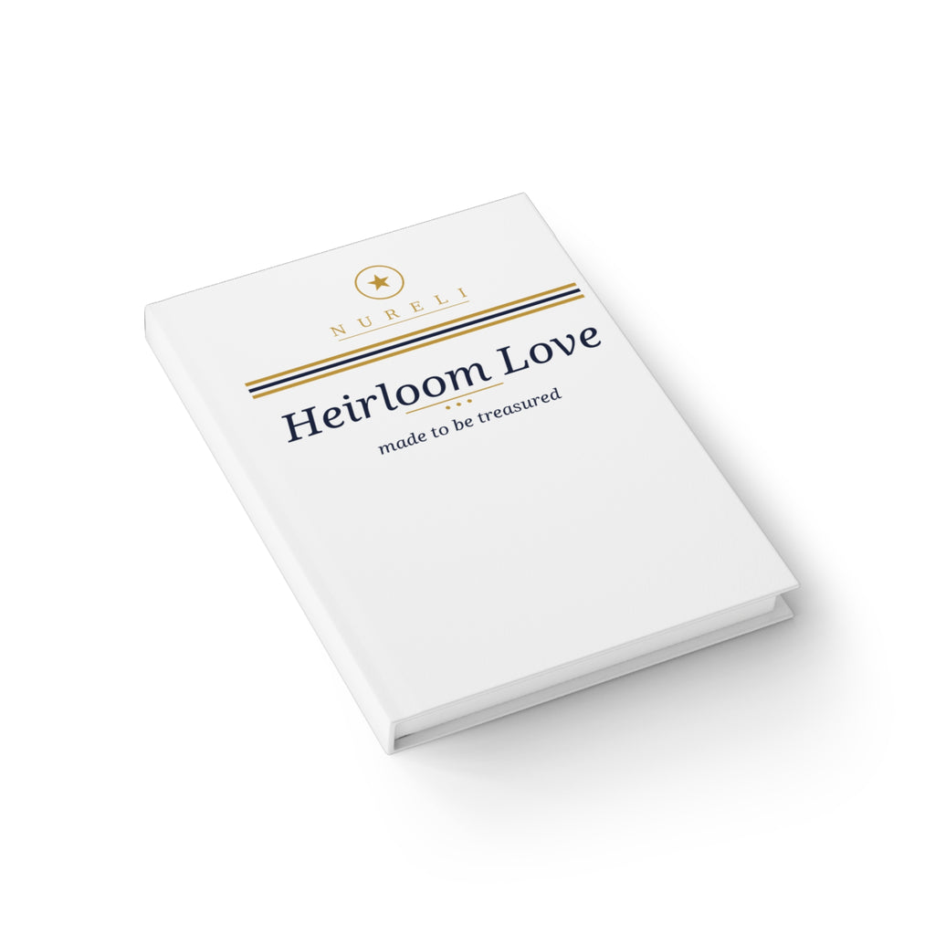 Heirloom Love hardcover lined journal from the Nureli collection, view 3