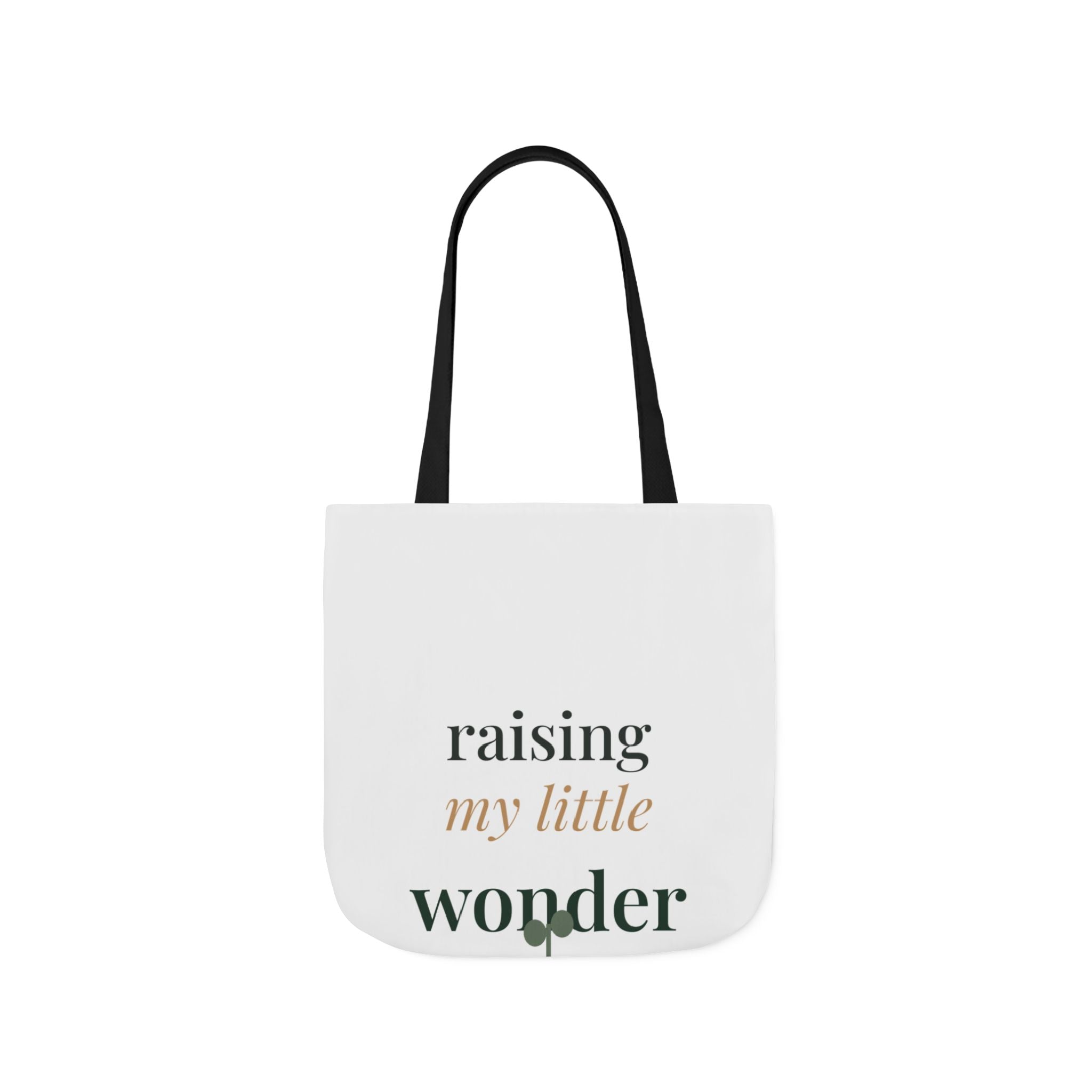 Raising my little wonder Tote canvas tote bag from the Nureli collection, view 7