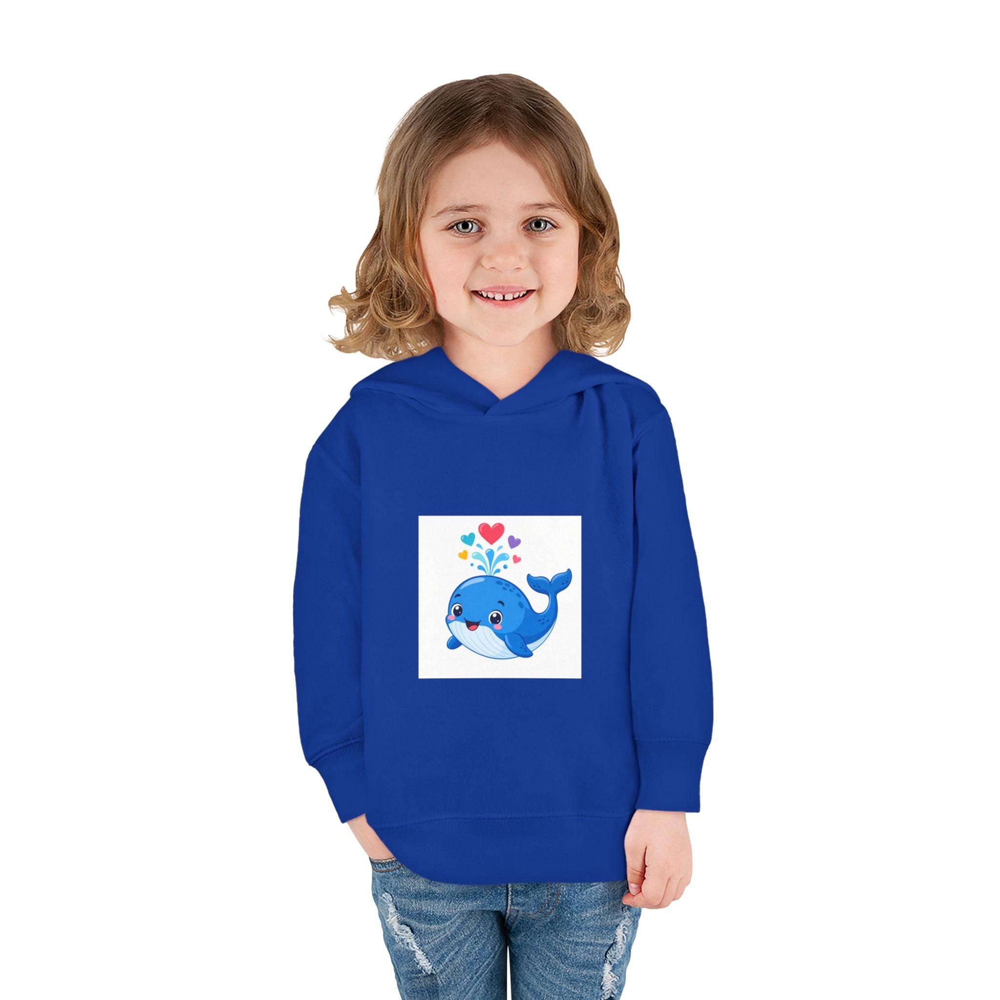 Happy Whale Toddler Hoodie — Nureli Kids