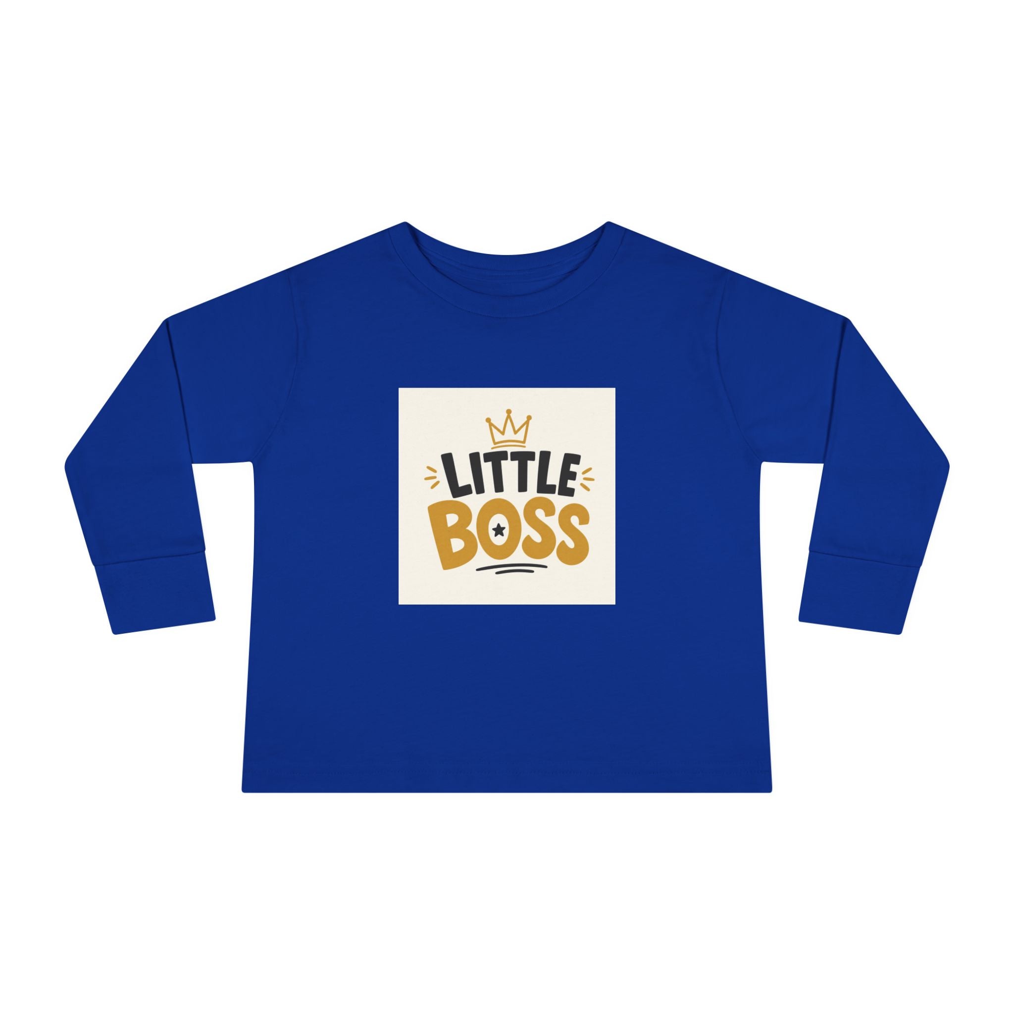 Little Boss Toddler Long-Sleeve Tee from the Nureli collection, view 4