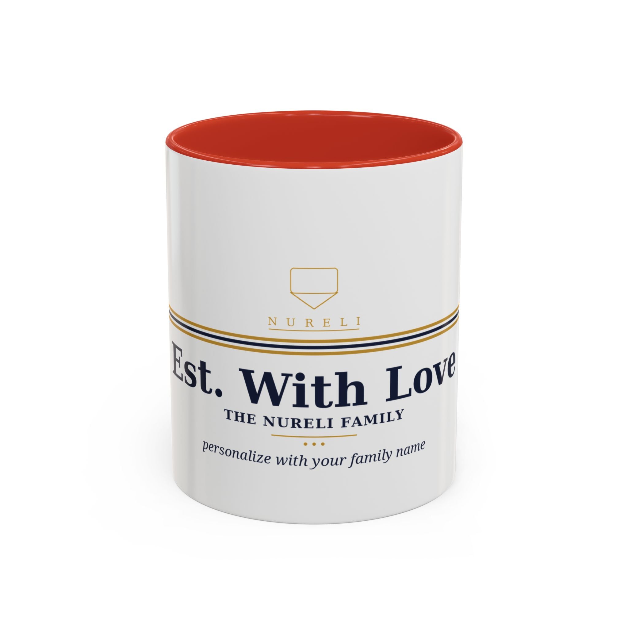 Est. With Love Family Crest Coffee Mug