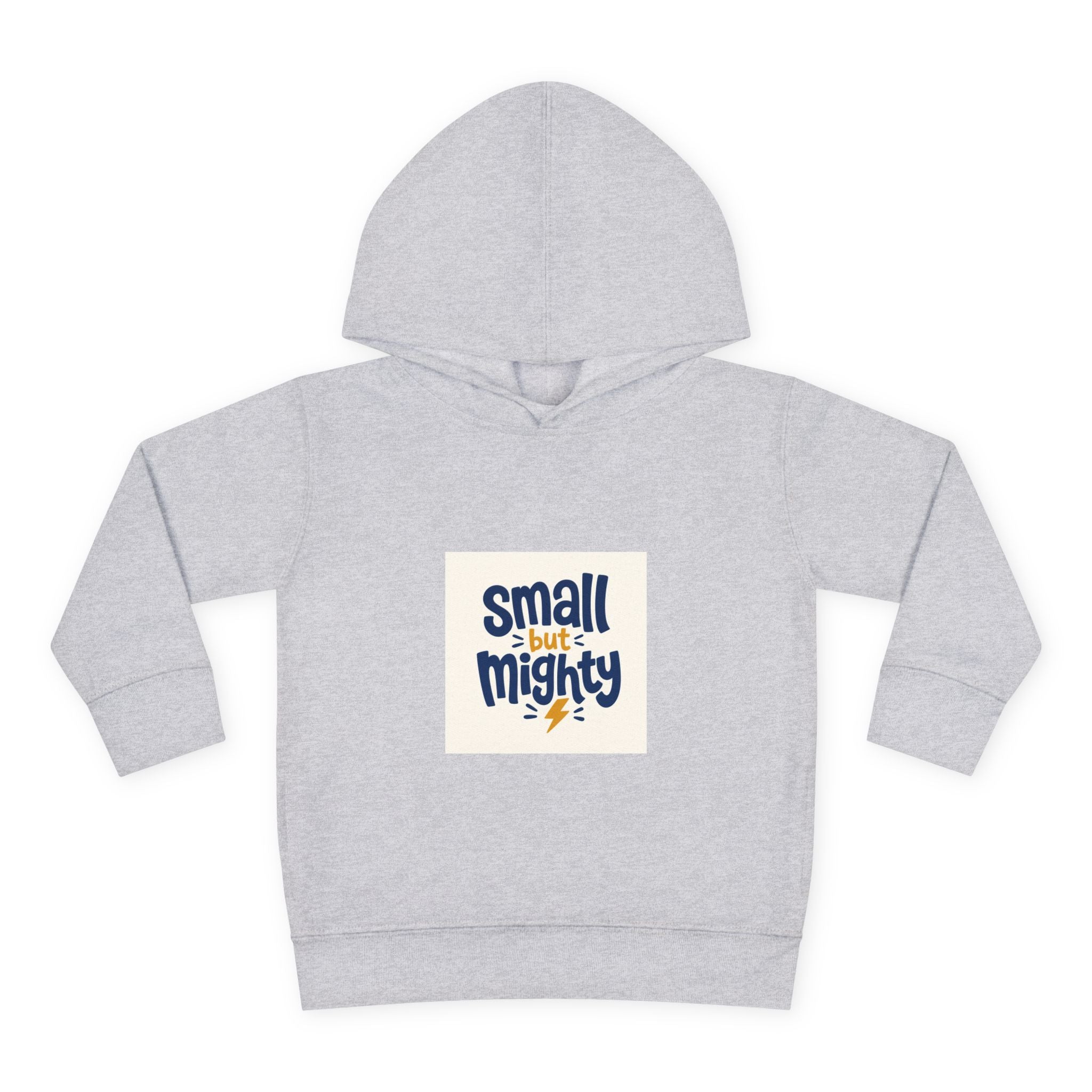Small But Mighty Toddler Hoodie from the Nureli collection, view 3