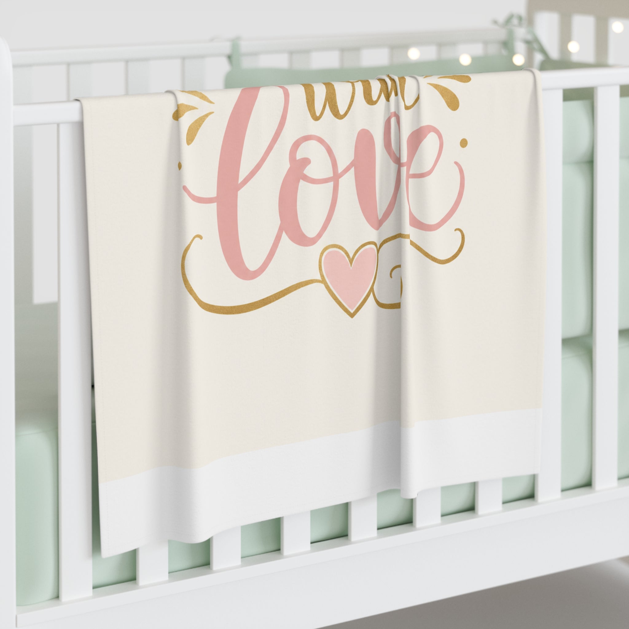 Made With Love Baby Swaddle Blanket - Nureli Kids