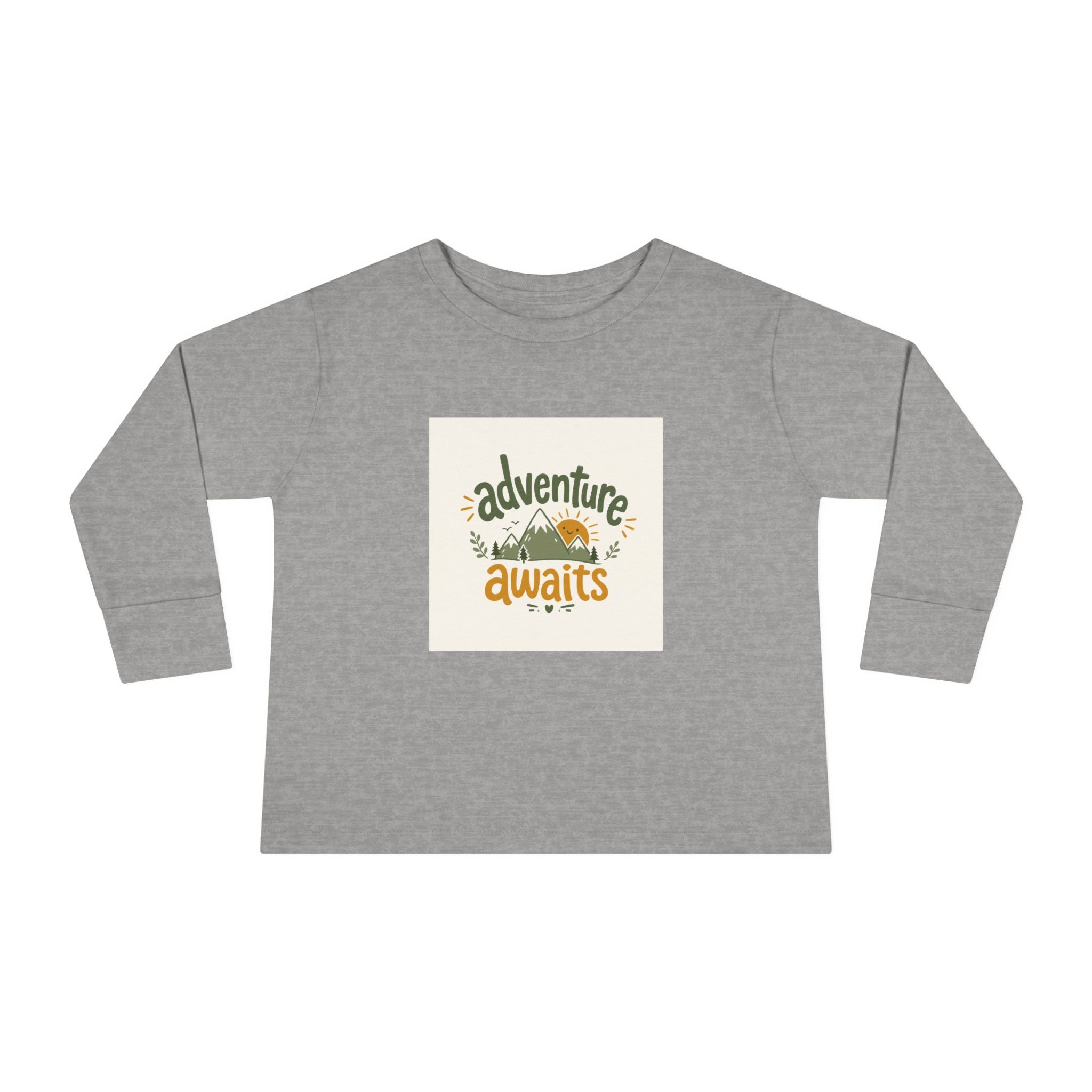 Adventure Awaits kids long-sleeve tee from the Nureli collection, view 2