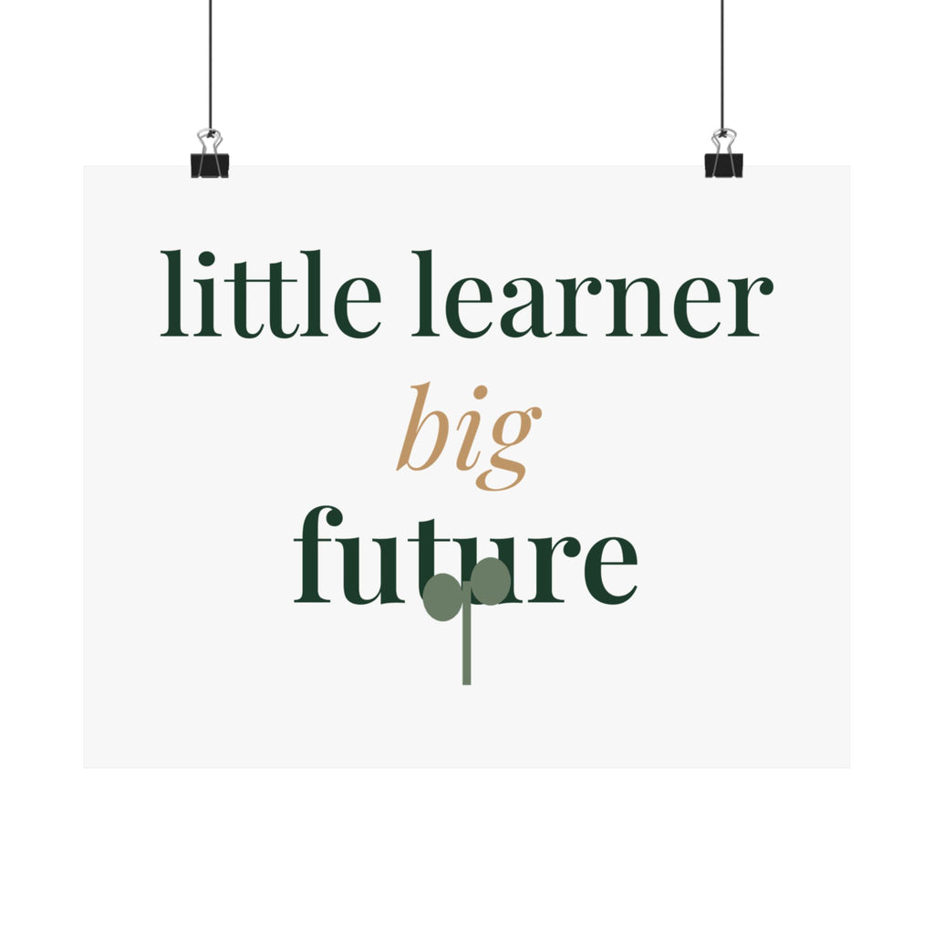 Little learner, big future Art Print