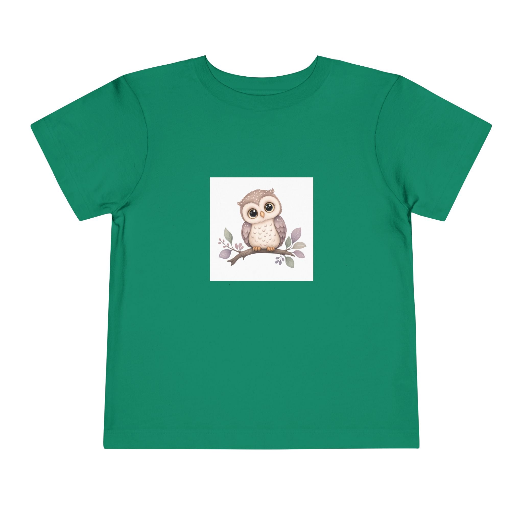 Wise Little Owl soft toddler tee from the Nureli collection, view 9