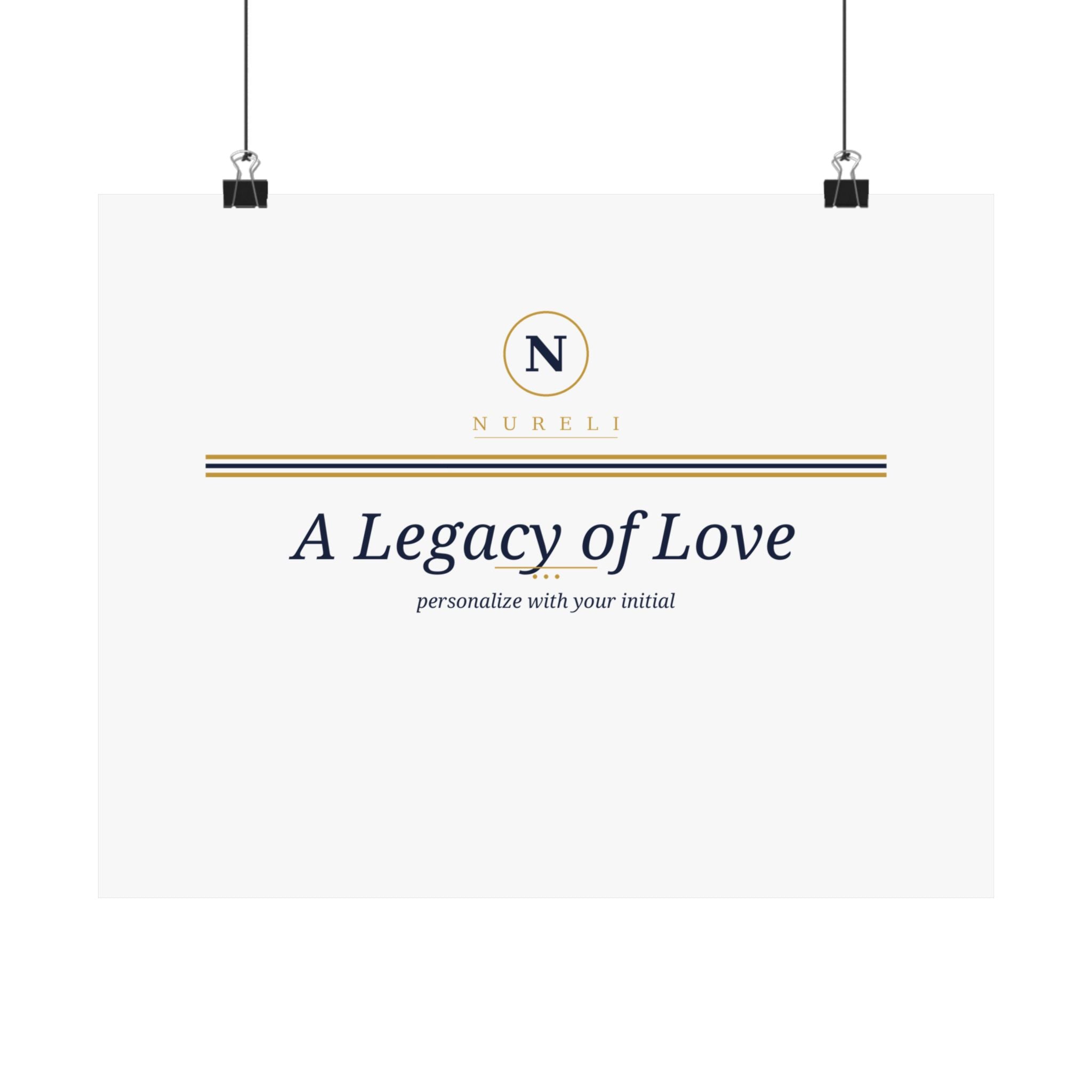Monogram Legacy Ring Art Print