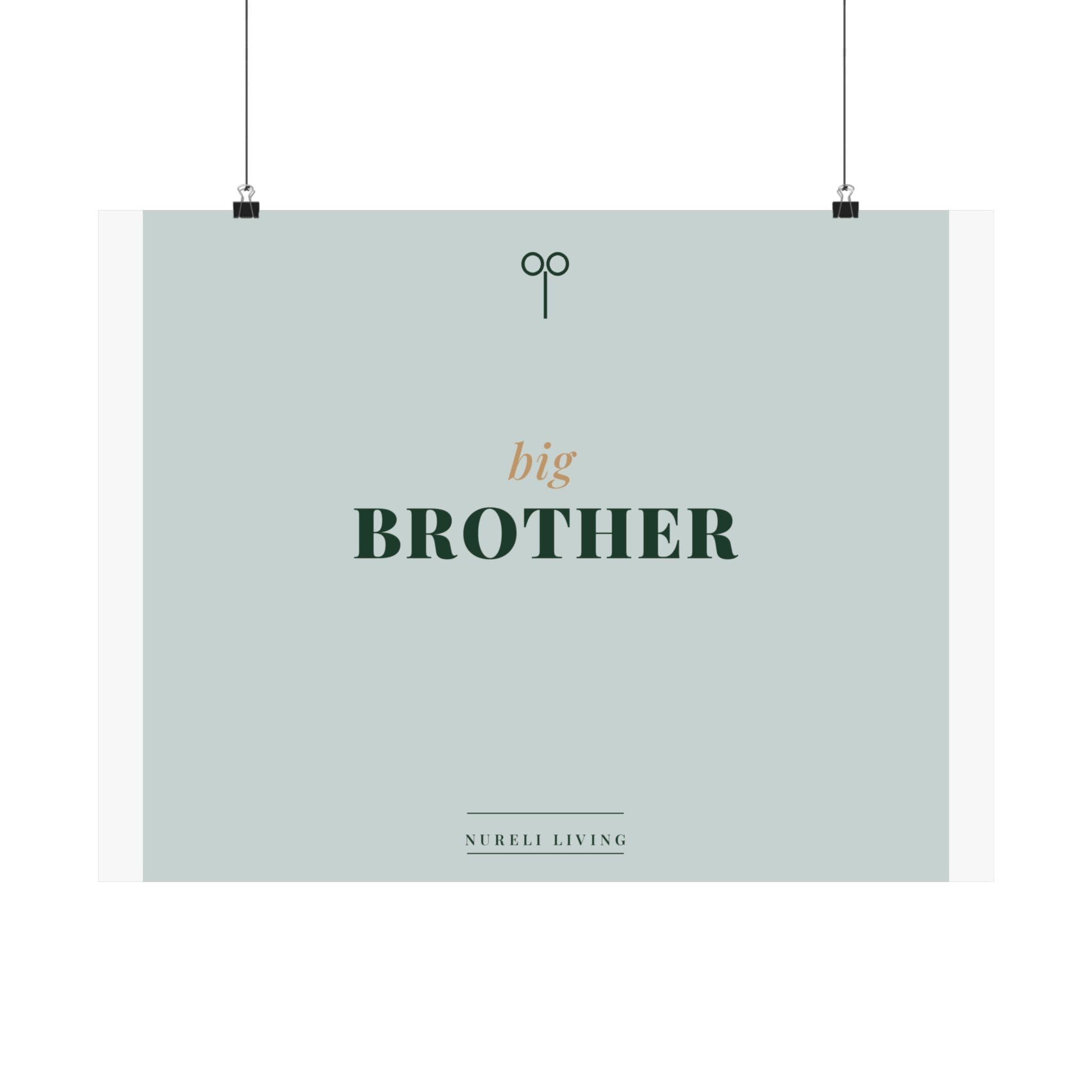 Big Brother Art Print