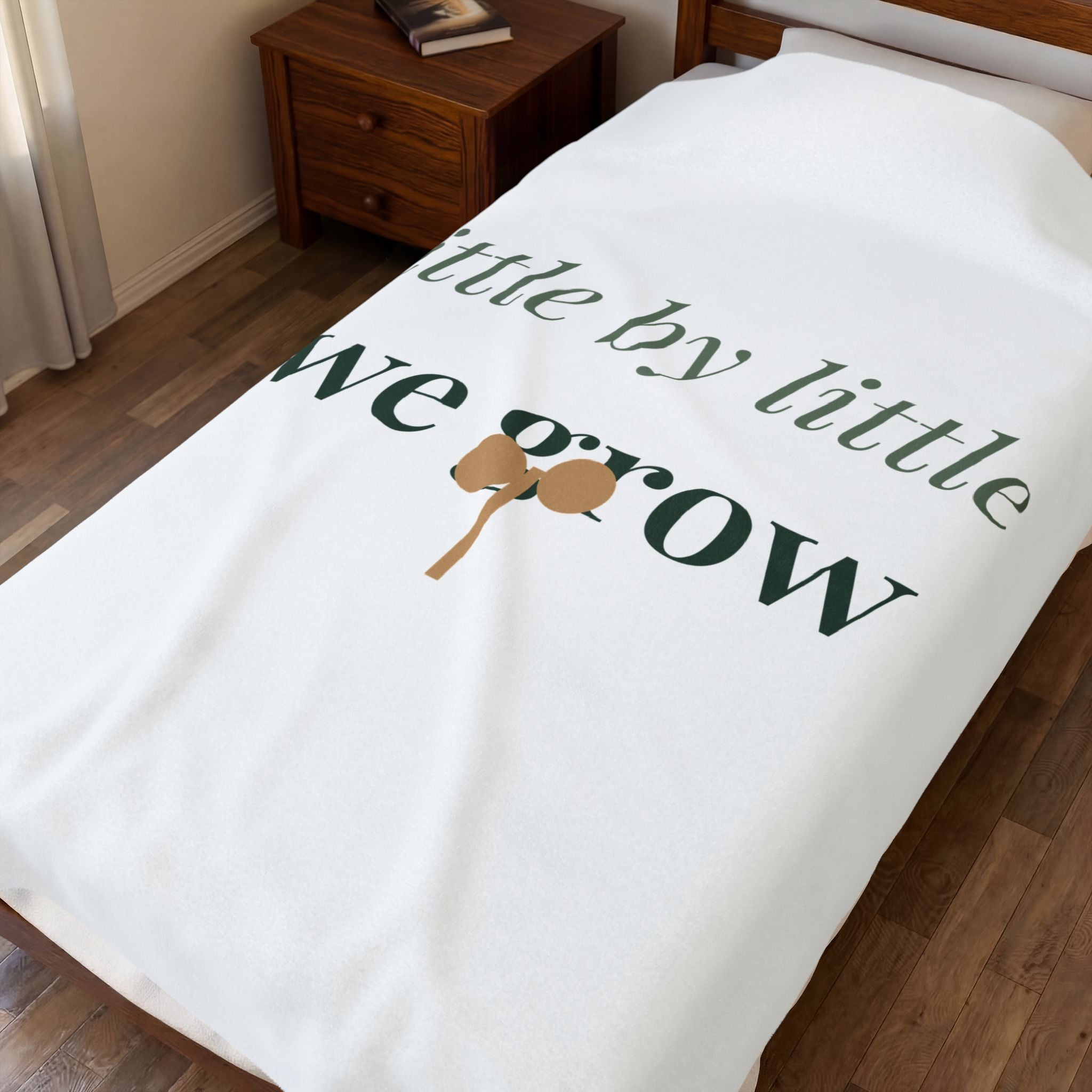 Little by little we grow Blanket