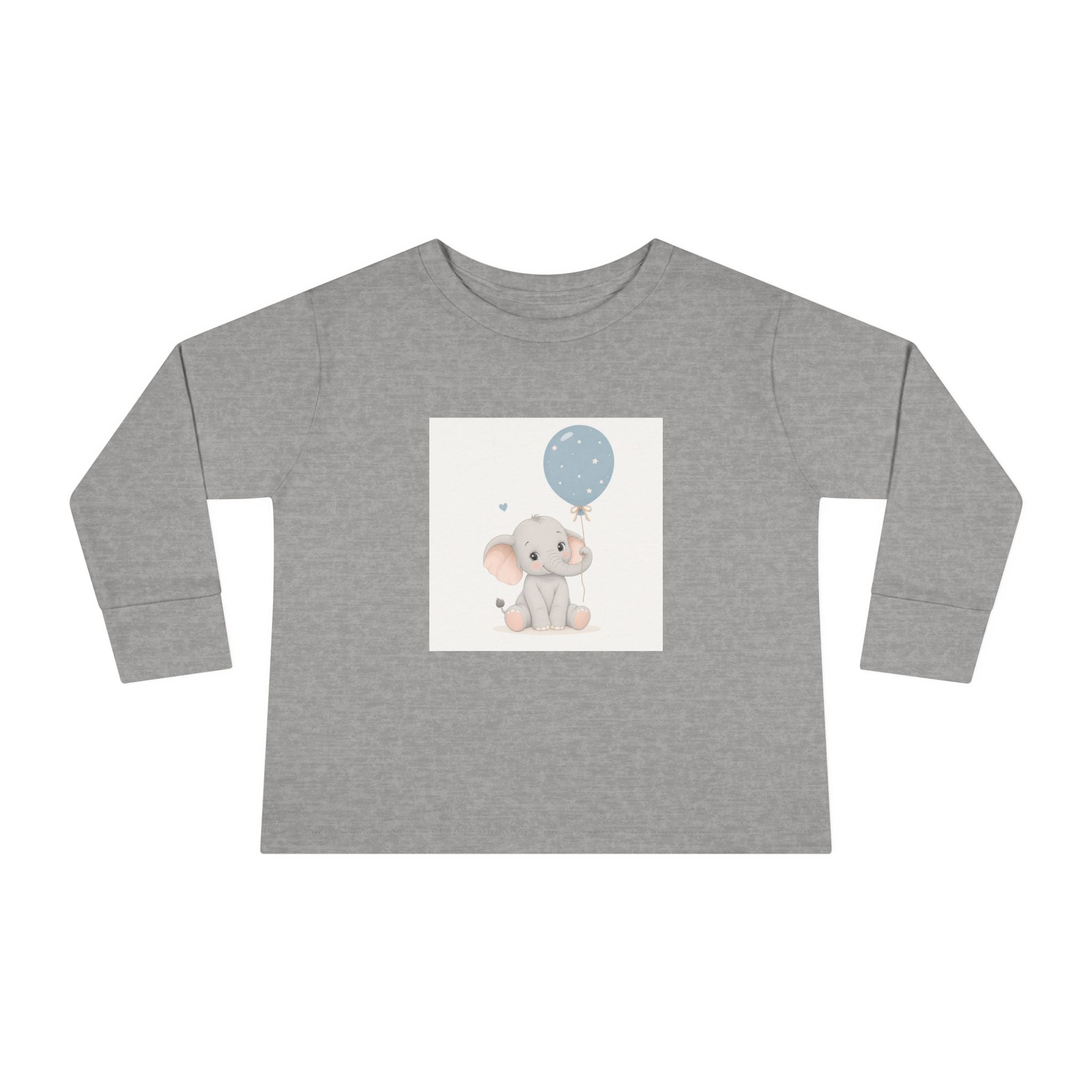Little Elephant kids long-sleeve tee from the Nureli collection, view 2