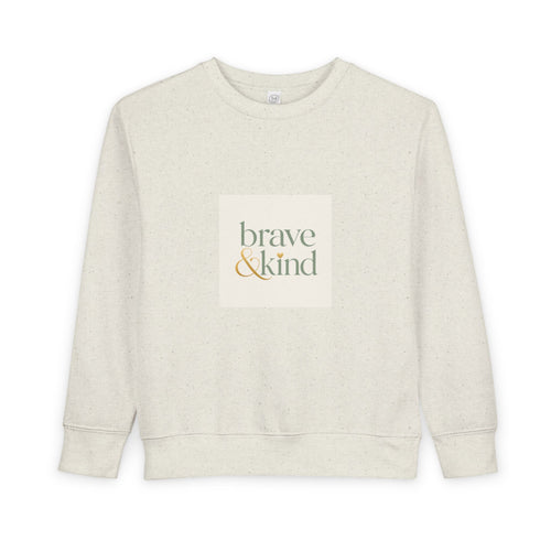 Brave And Kind toddler sweatshirt for kids by Nureli Kids