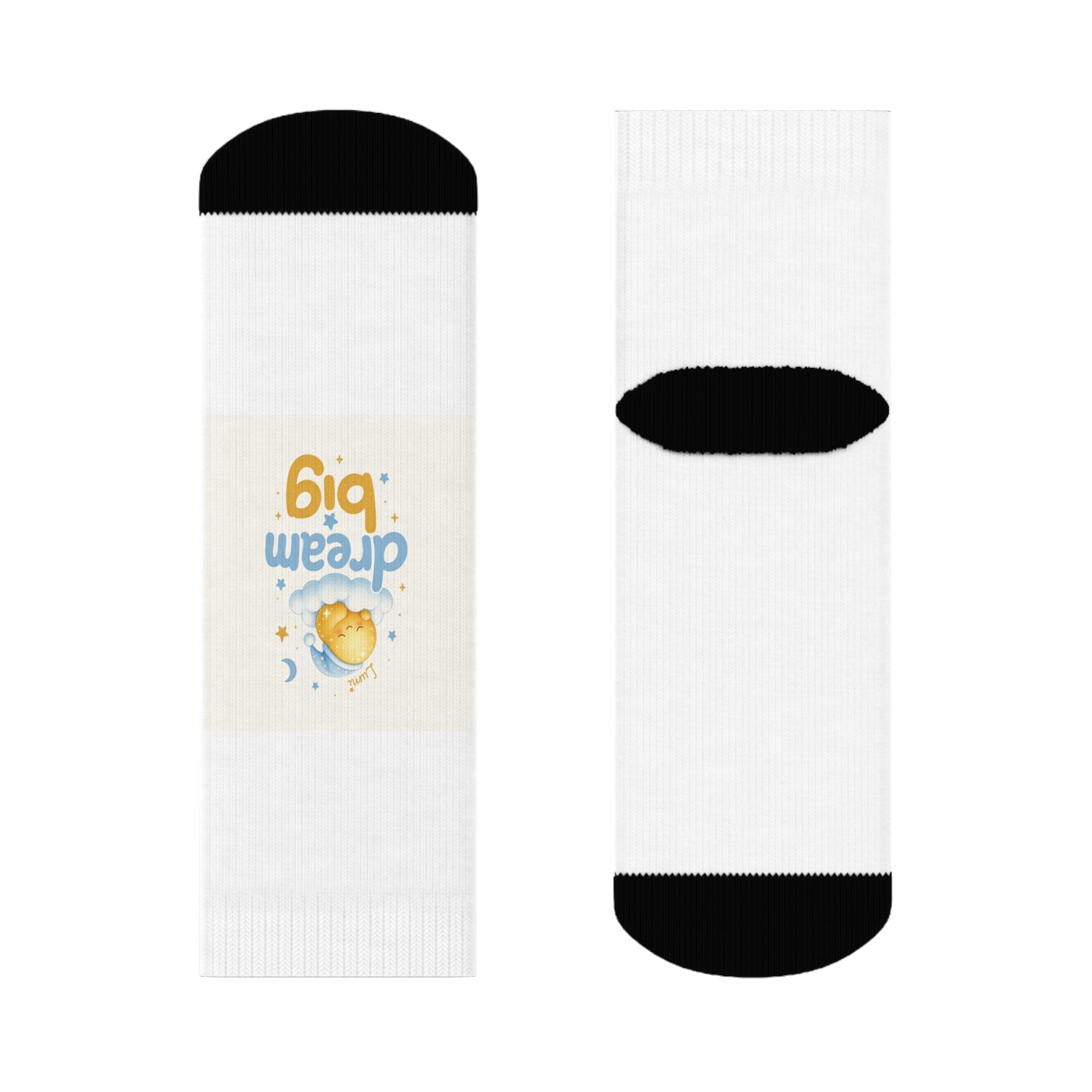 Dream Big kids crew socks from the Nureli collection, view 2