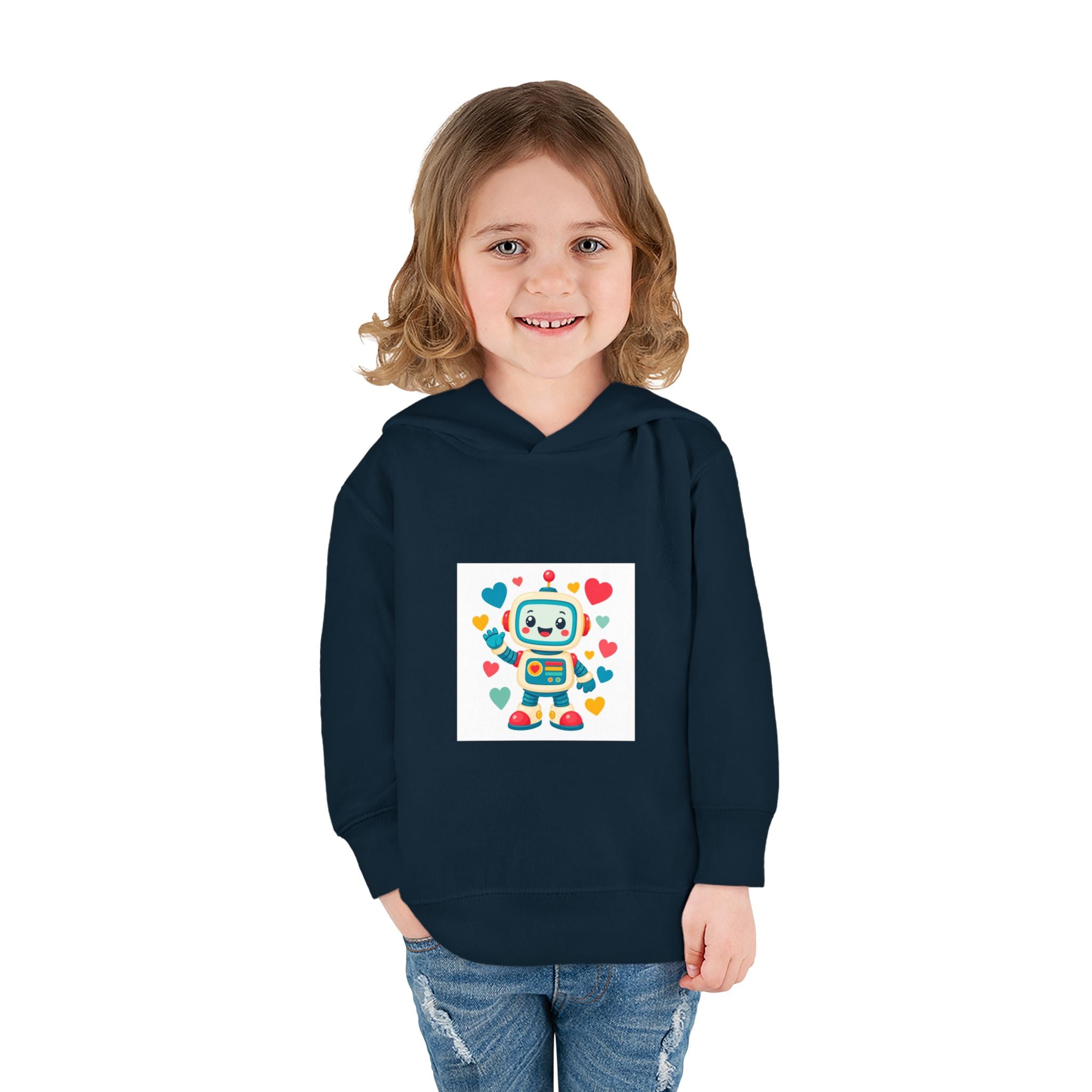 Beep Boop Robot Toddler Hoodie — Nureli Kids