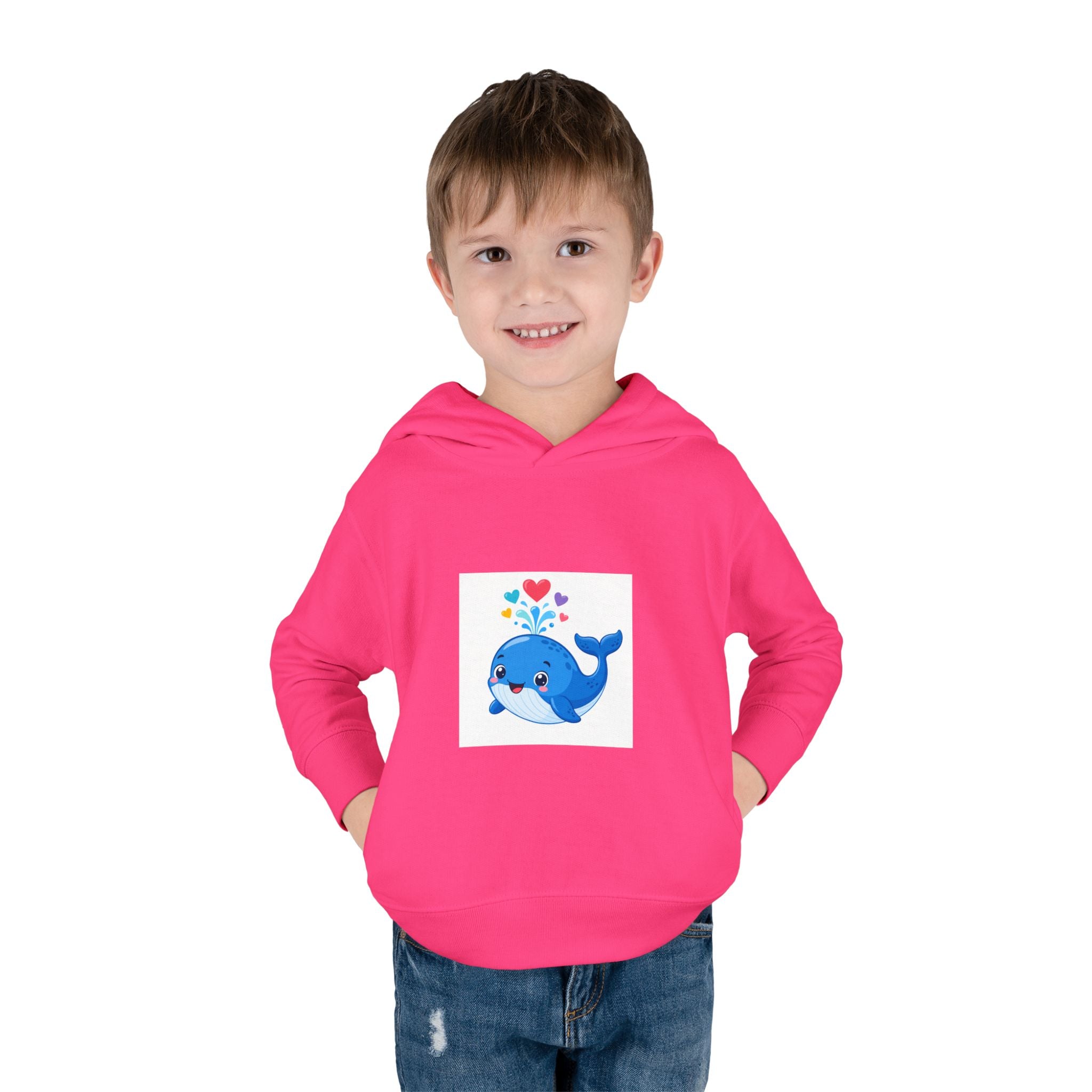 Happy Whale Toddler Hoodie — Nureli Kids