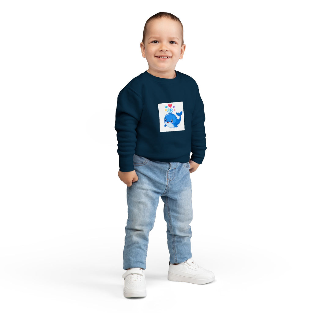 Happy Whale Toddler Sweatshirt — Nureli Kids