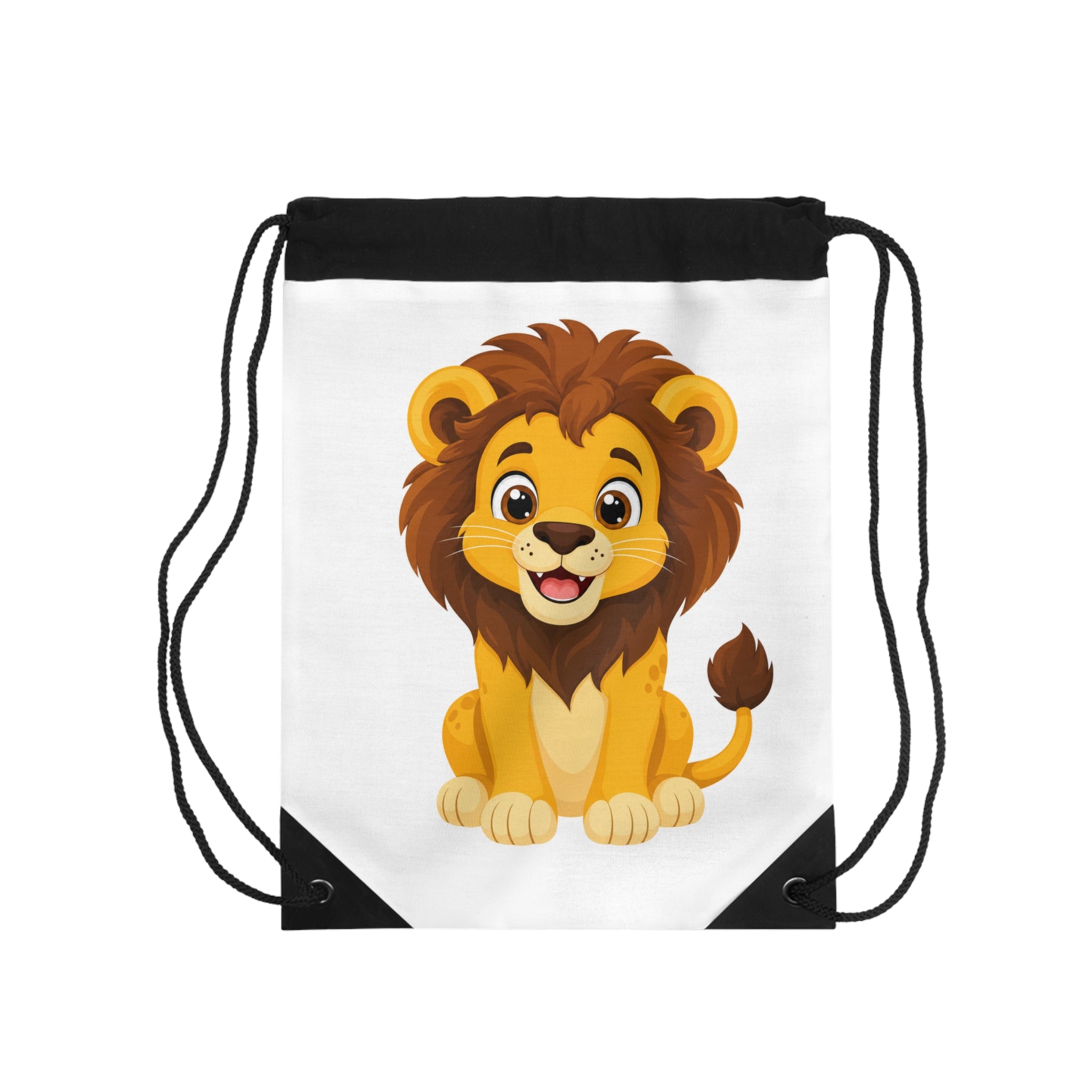 Brave Little Lion Kids Drawstring Bag - Nureli Kids