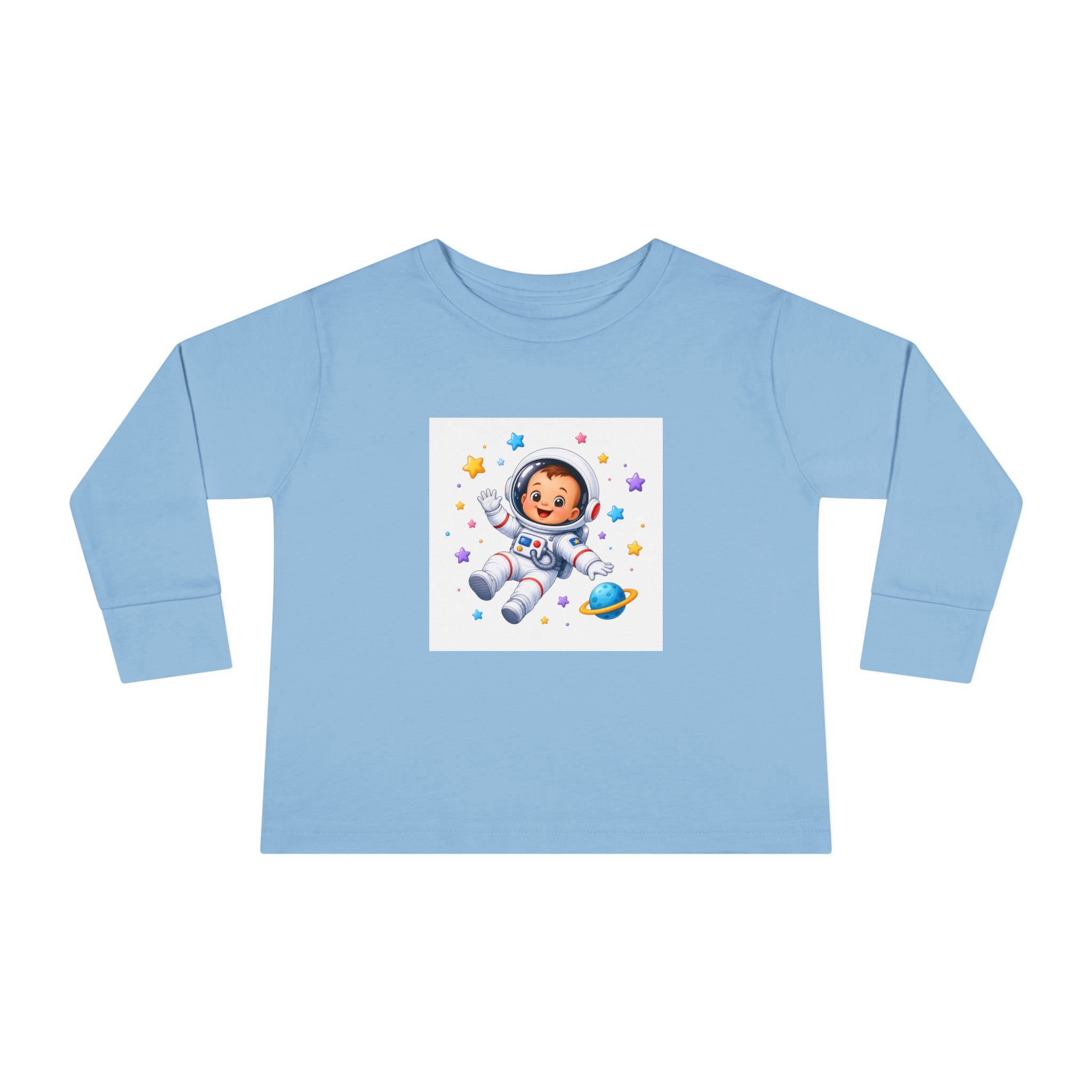 Little Astronaut kids long-sleeve tee from the Nureli collection, view 3