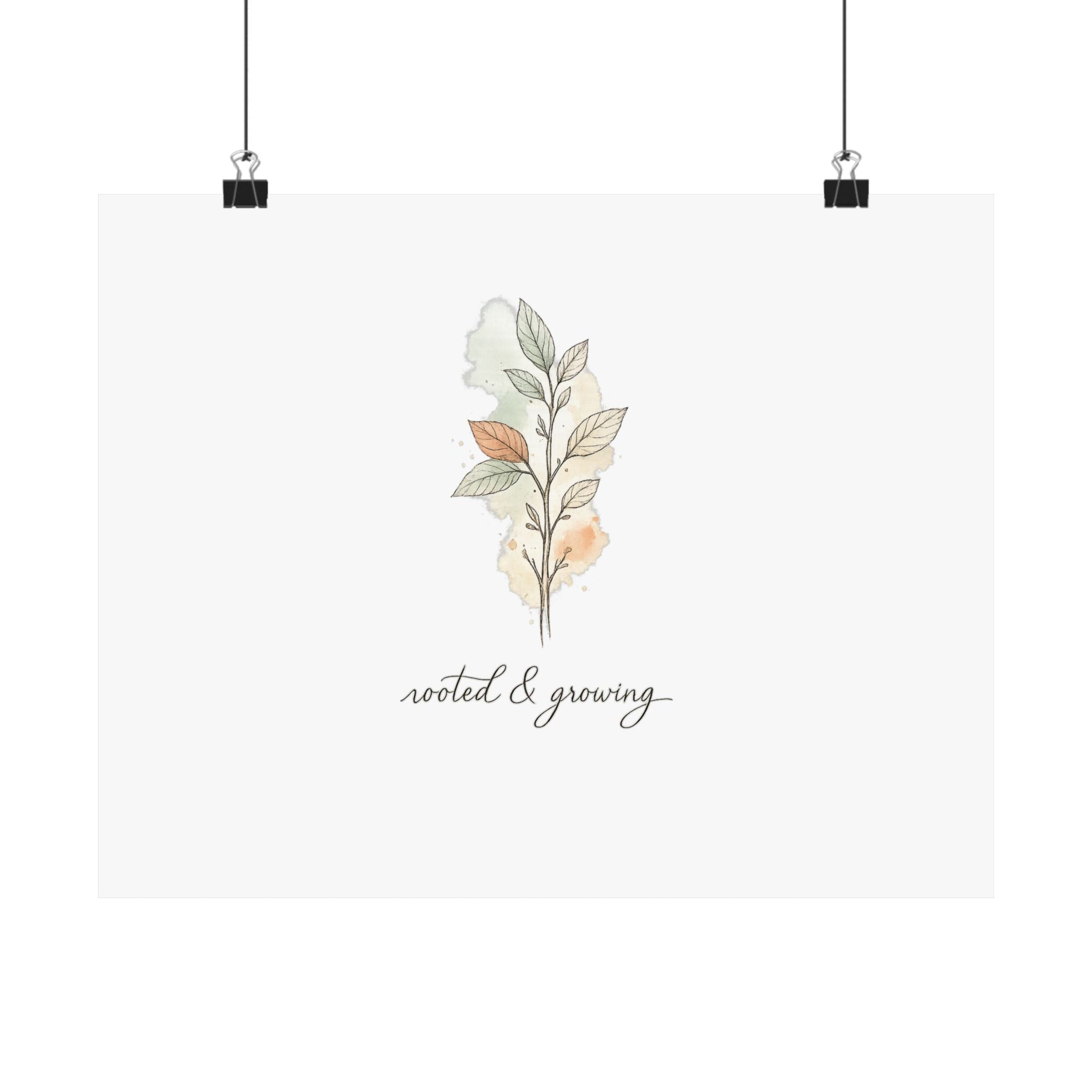 Rooted & Growing Art Print