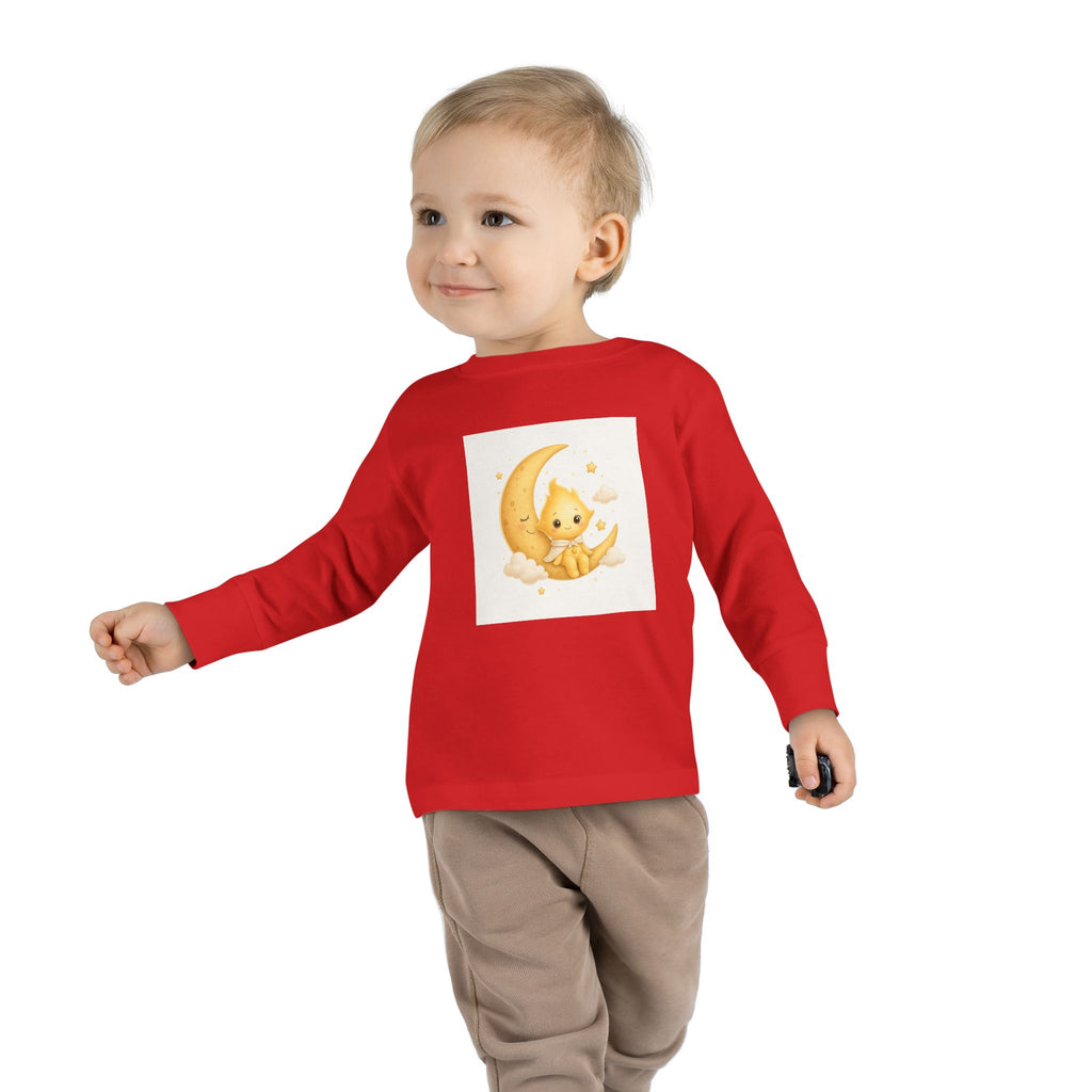 Lumi on the Moon Toddler Long-Sleeve Tee — Nureli Kids