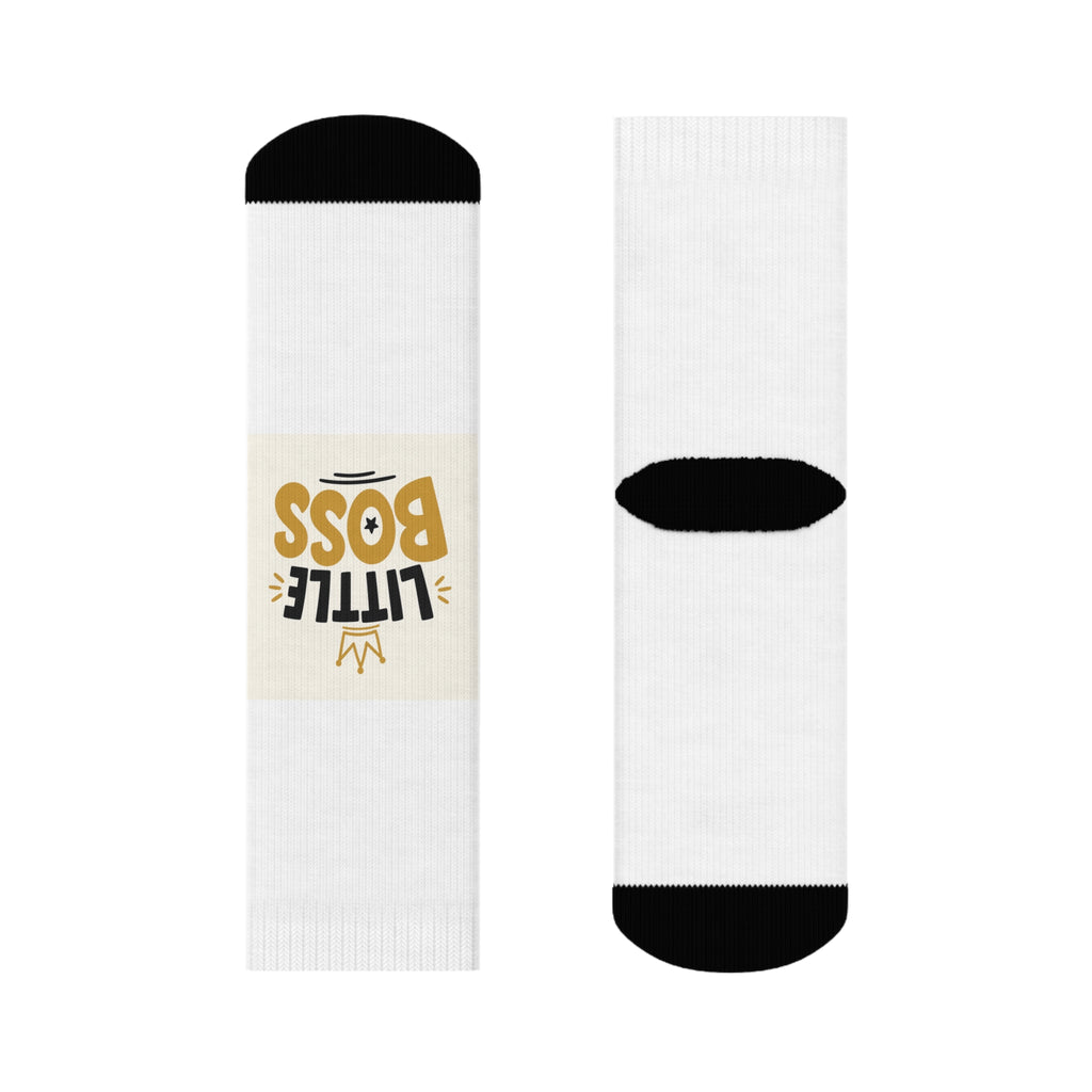 Little Boss kids crew socks by Nureli Kids