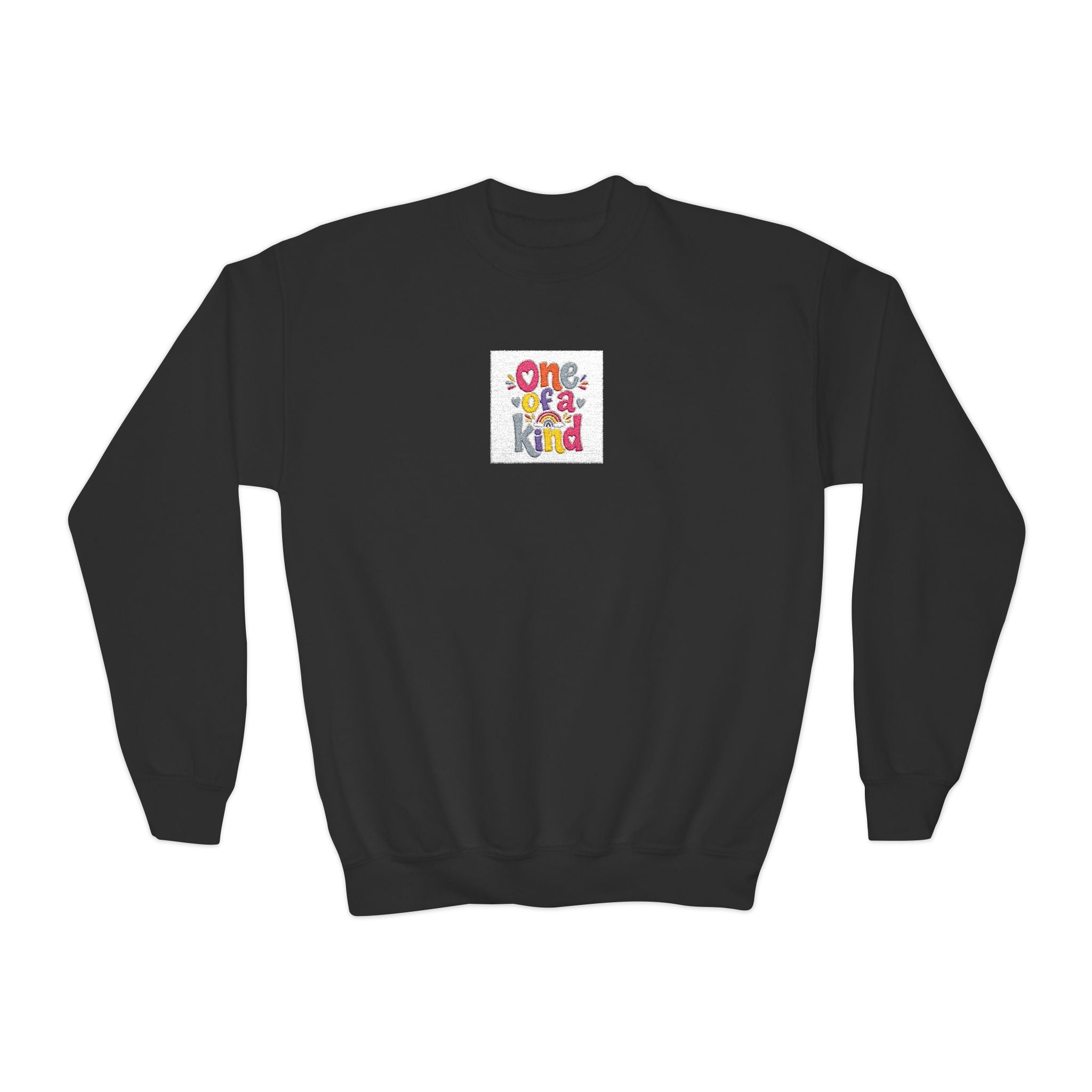 One Of A Kind kids crew sweatshirt from the Nureli collection, view 2