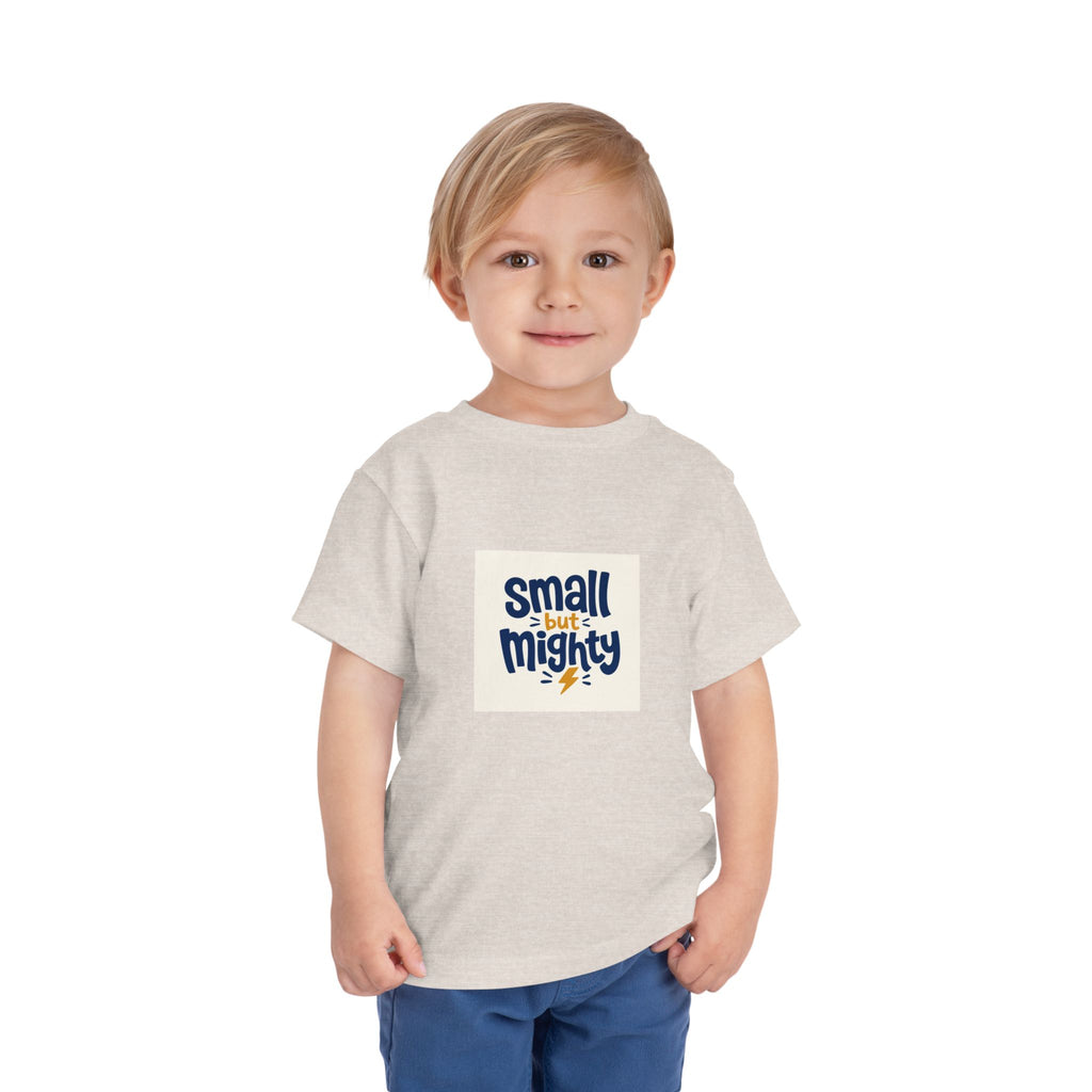 Small But Mighty Toddler T-Shirt from the Nureli collection, view 32