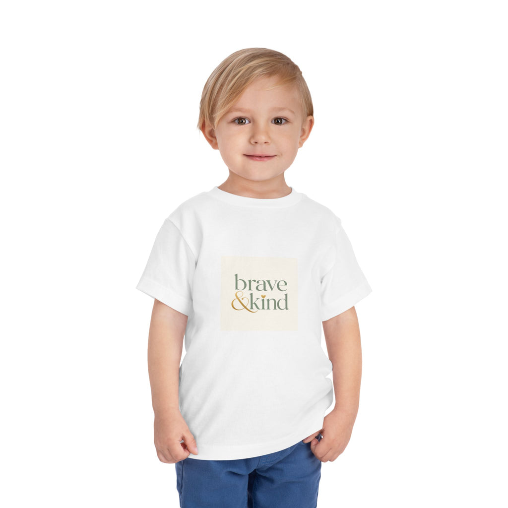 Brave And Kind Toddler T-Shirt - Nureli Kids