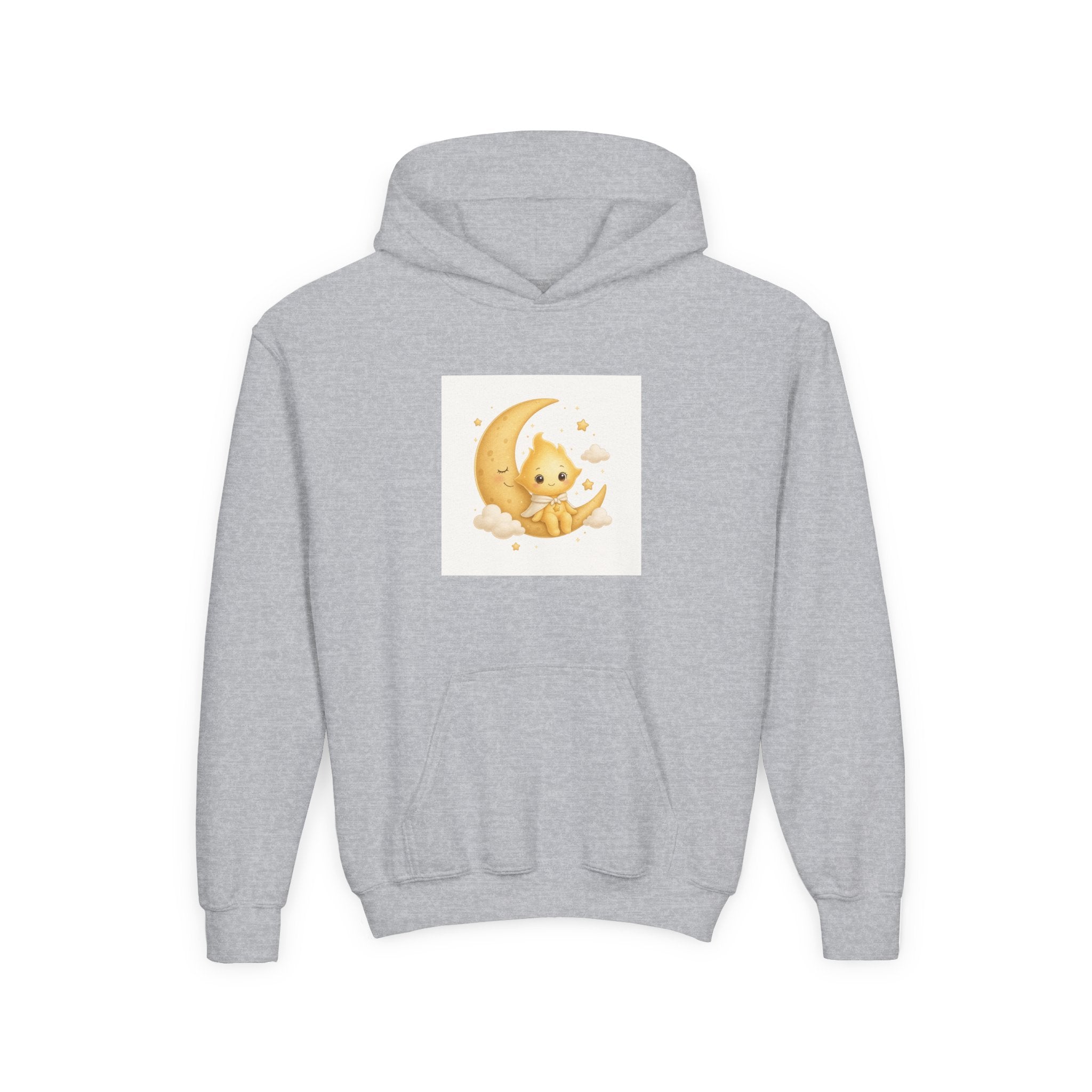 Lumi on the Moon soft toddler hoodie from the Nureli collection, view 3
