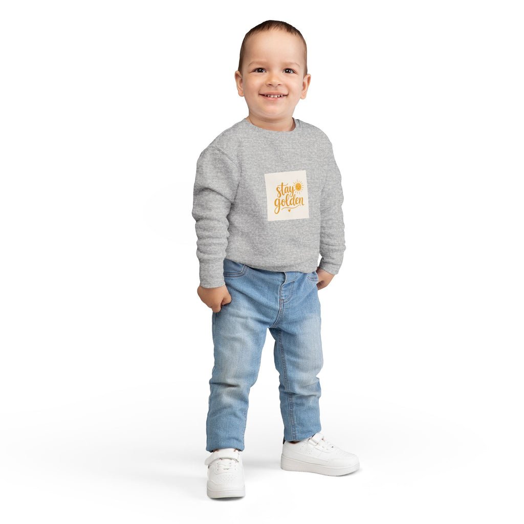Stay Golden Toddler Sweatshirt - Nureli Kids