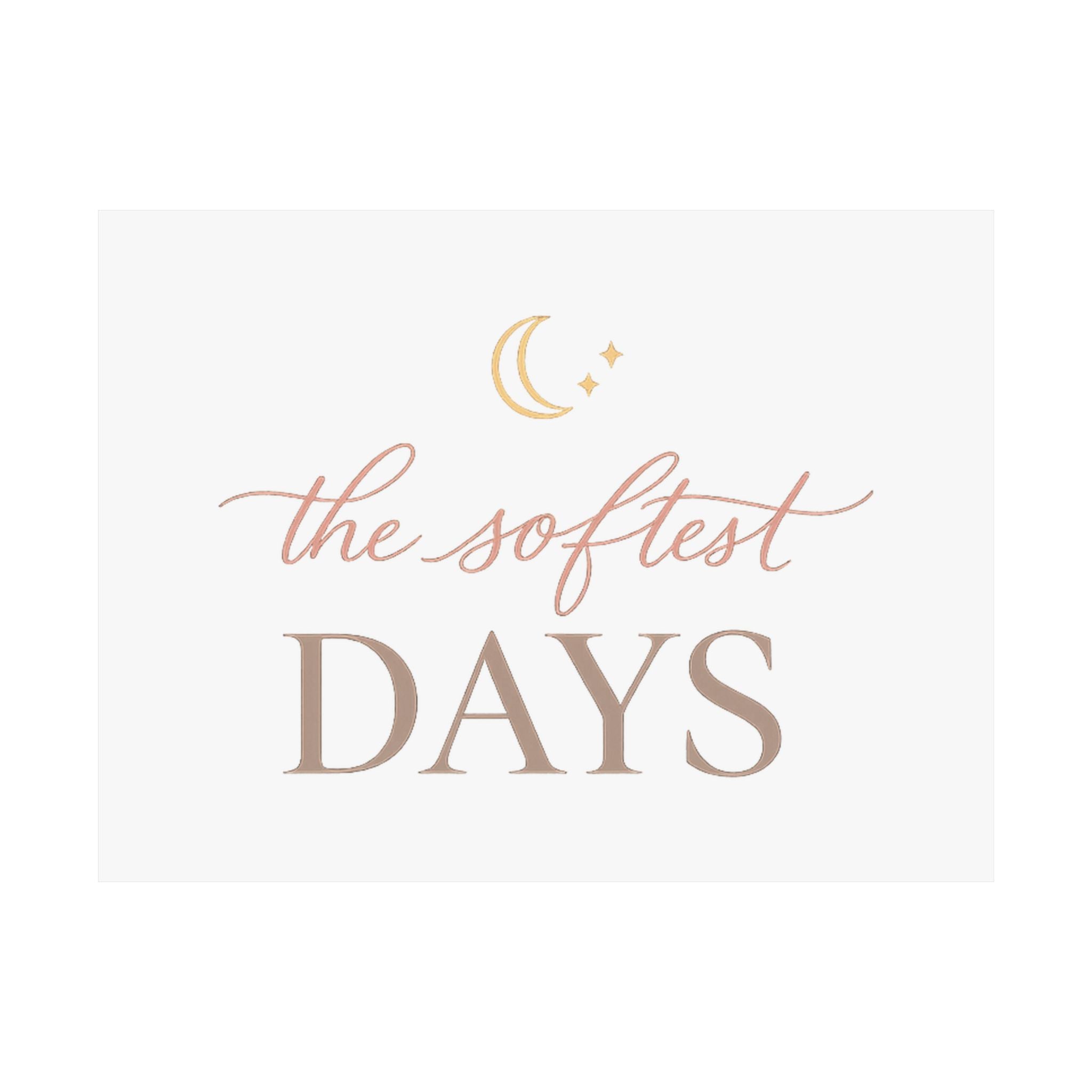 The Softest Days wall art print from the Nureli collection, view 3