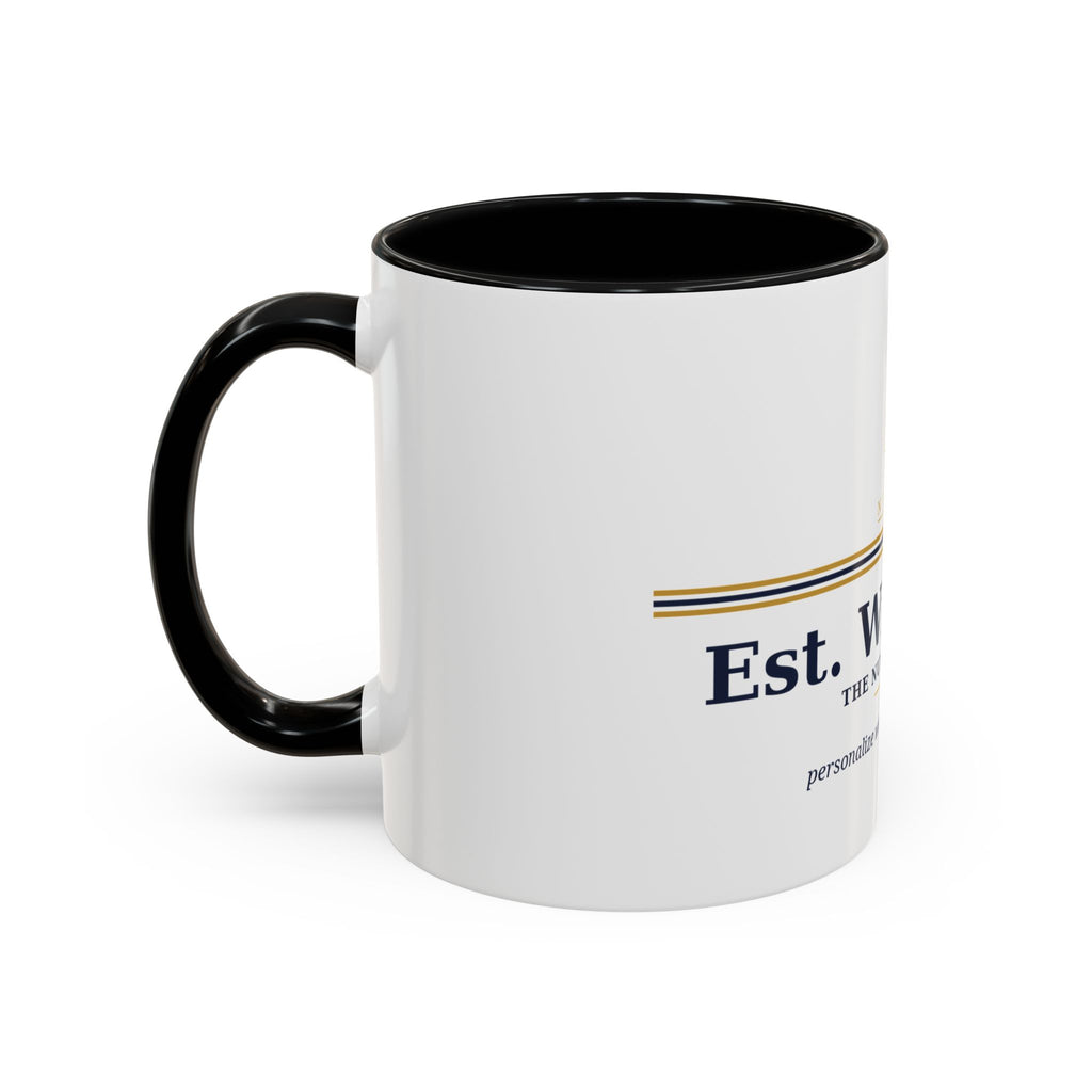Est. With Love Family Crest ceramic coffee mug from the Nureli collection, view 6