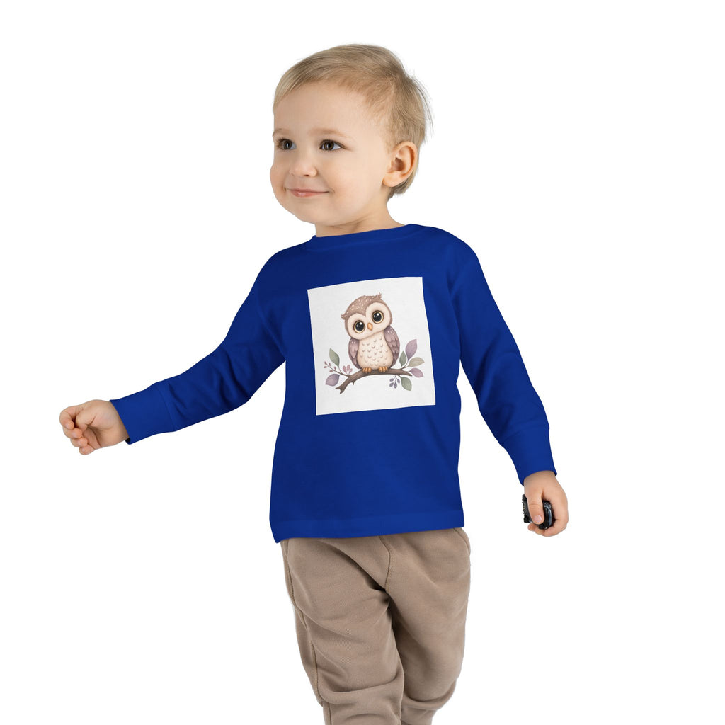 Wise Little Owl Toddler Long-Sleeve Tee — Nureli Kids